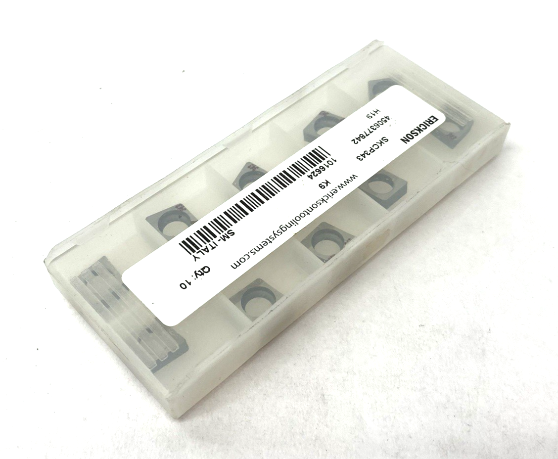 Erickson 1016624 Indexable Turning Insert SKCP343 K9 PKG OF 10 - Maverick Industrial Sales