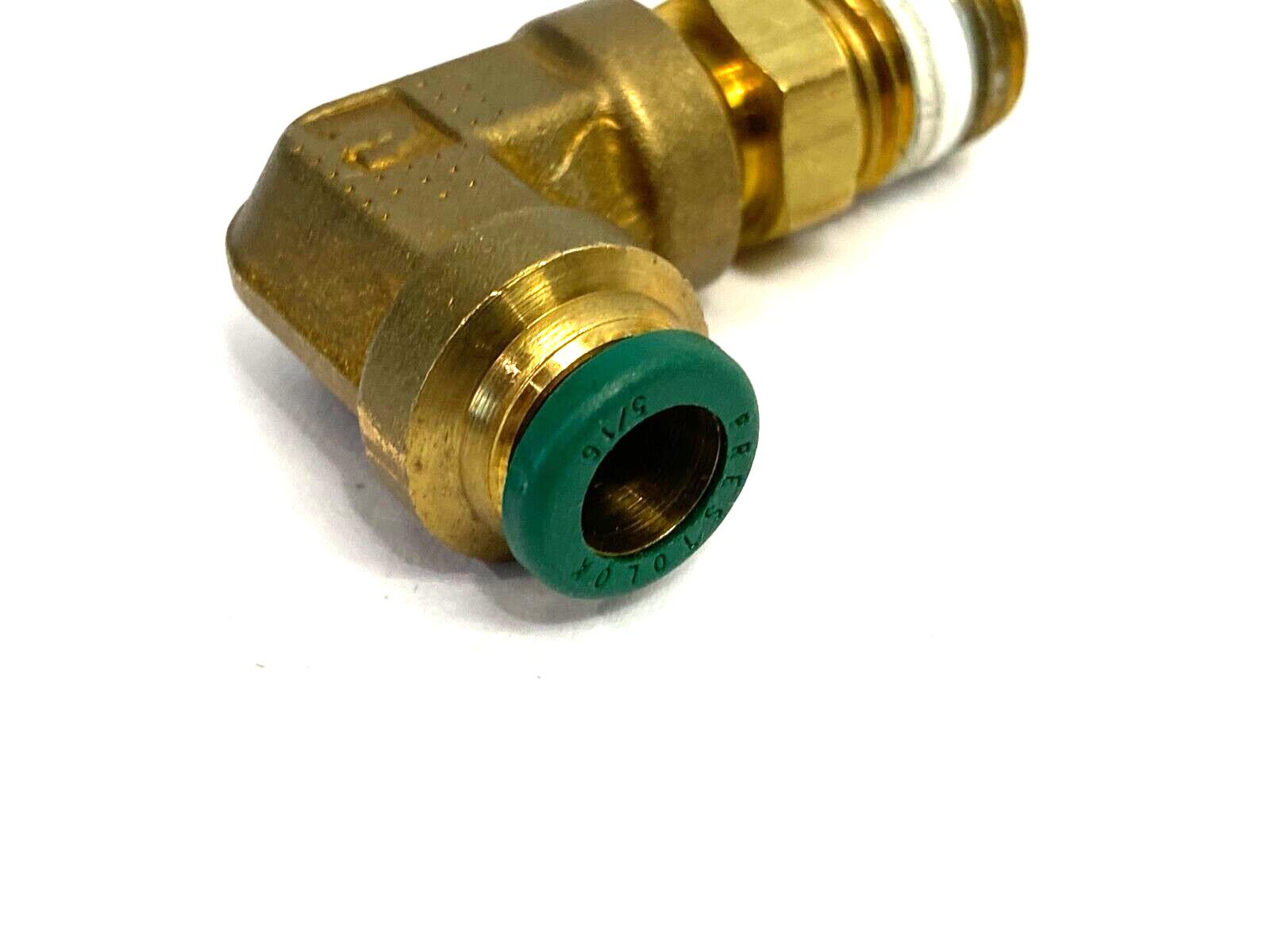 Parker 169PTC-5-4 Prestolok Push-to-Connect Swivel Elbow Fitting 5/16" OD x 1/4" - New – Open box - Maverick Industrial Sales