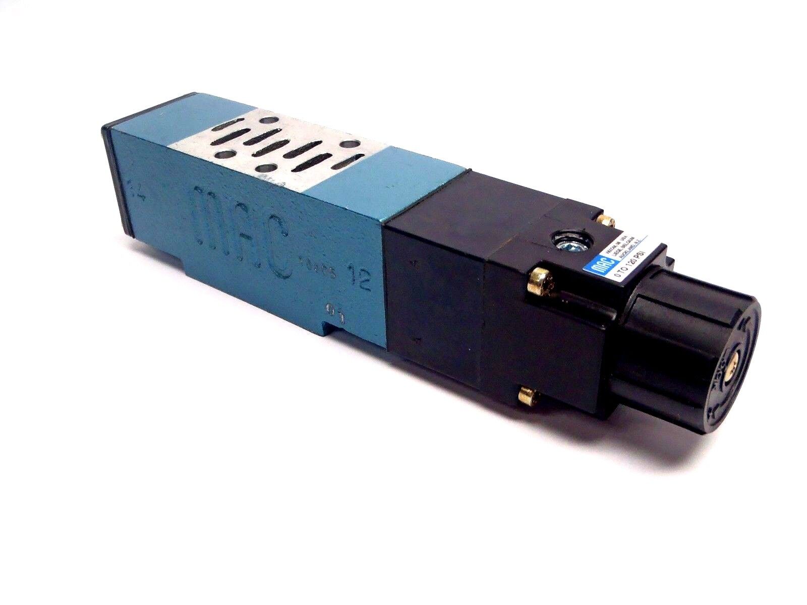 1412 1005 | Mac 0-120 14 12 1005 0-120 PSI Solenoid Valve Block Regulator - Used - Maverick Industrial Sales