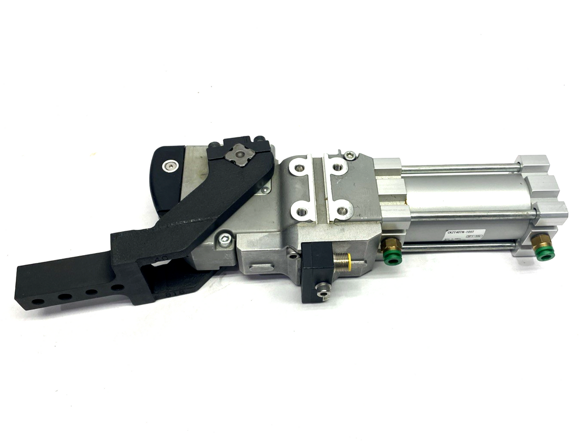 CKZT40TN-105T | SMC Pneumatic Clamping Cylinder 40mm Bore, 105 Deg. - New – Open box - Maverick Industrial Sales