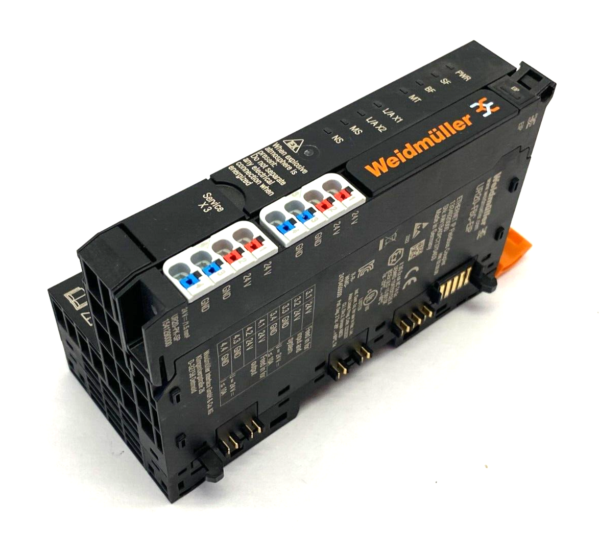Weidmüller 1334920000 Remote I/O Fieldbus Coupler UR20-FBC-EIP NO END PLATE - Maverick Industrial Sales