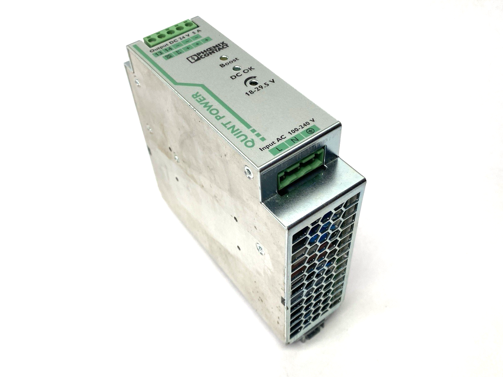 Phoenix Contact QUINT-PS/1AC/24DC/5 Power Supply 2866750 MISSING TERMINAL BLOCK - Maverick Industrial Sales