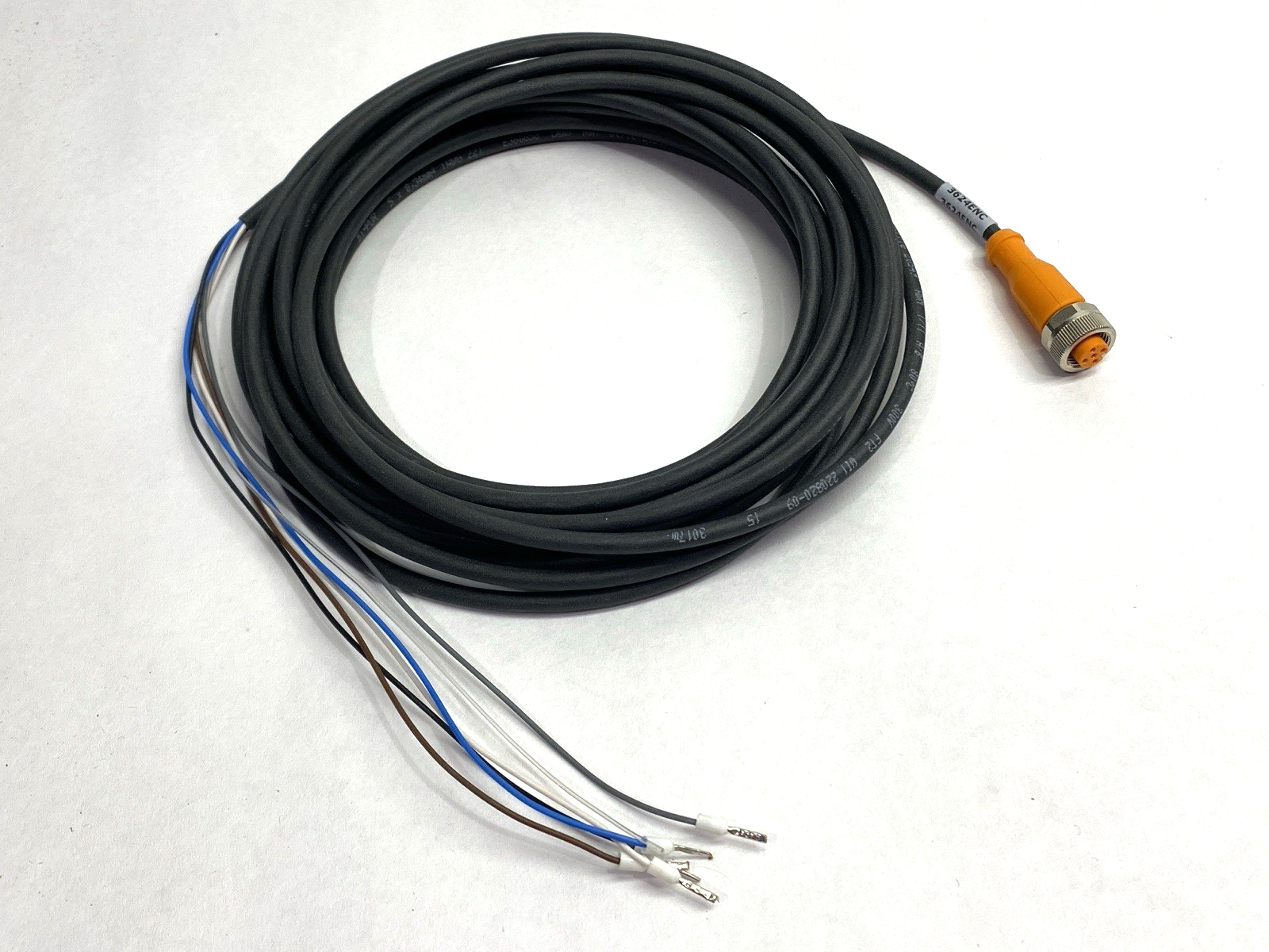 ifm VDOGH050MSS0007H05STGH050MSS Single-End Connector Cordset EVC362 CUT TO 20' - Maverick Industrial Sales