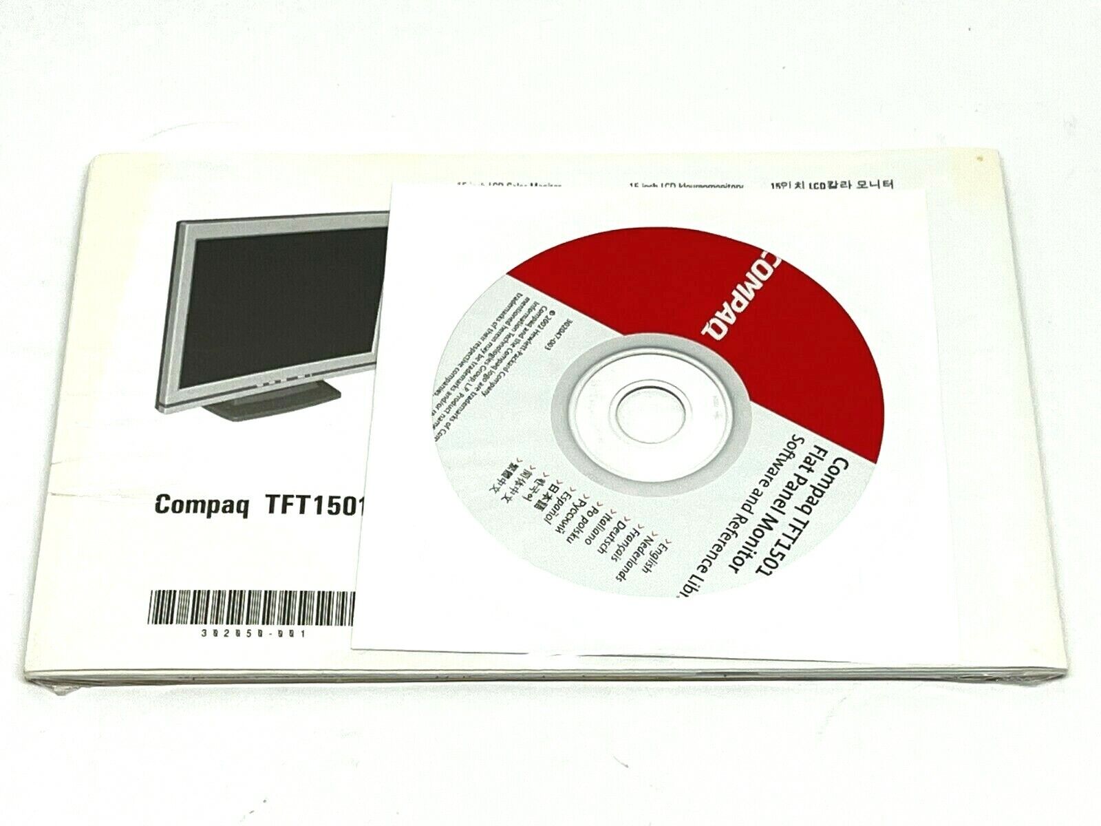 Compaq TFT1501 Flat Panel Monitor Software and Reference Library - Brand New - Maverick Industrial Sales