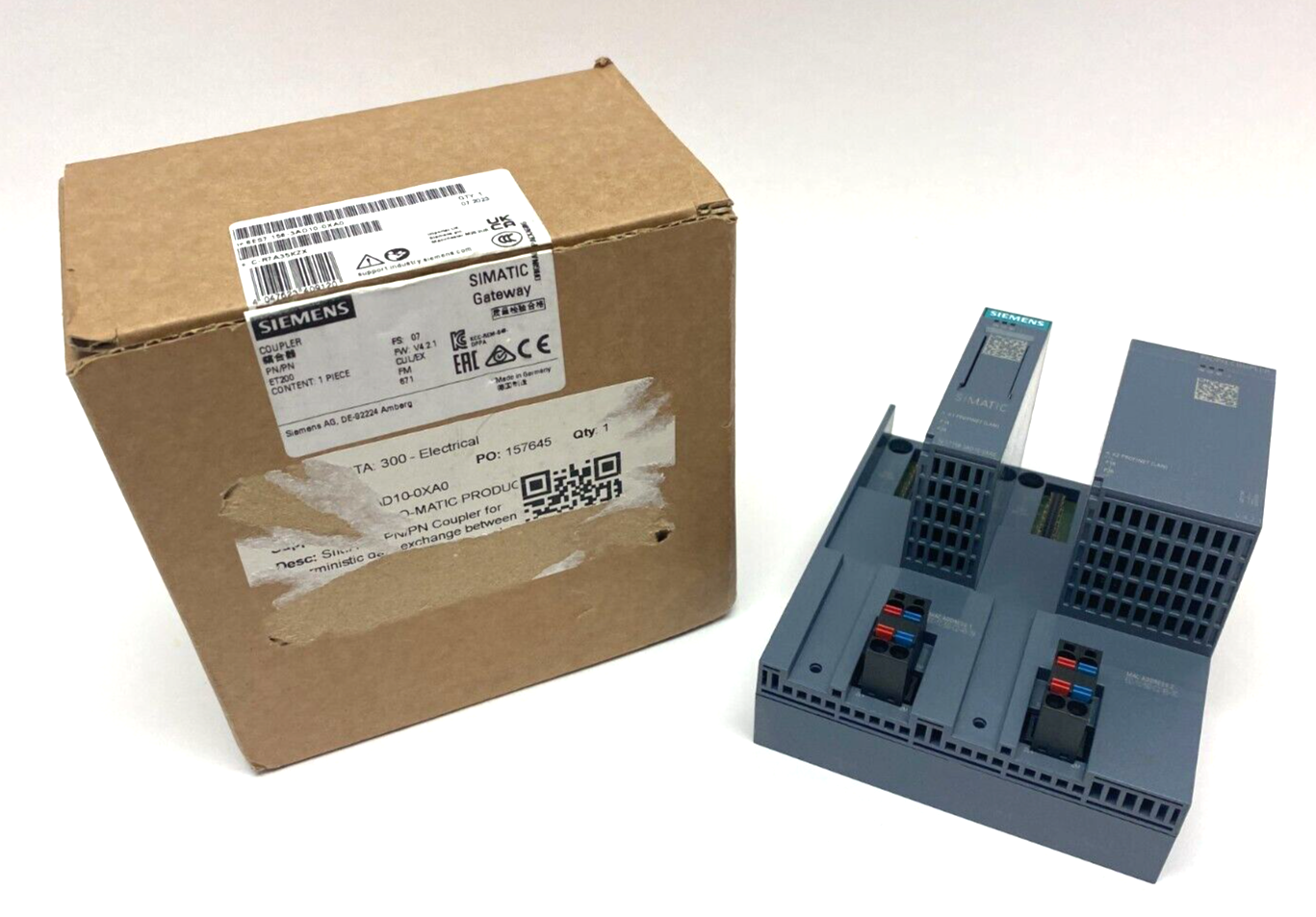 Siemens 6ES7 158-3AD10-0XA0 SIMATIC PN/PN Gateway Coupler - New – Open box - Maverick Industrial Sales