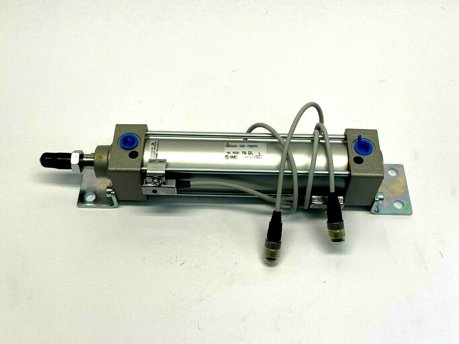 SMC C95SDL40-125N-F59SDPC Pneumatic Tie Rod Cylinder w/ Auto Switches - Maverick Industrial Sales