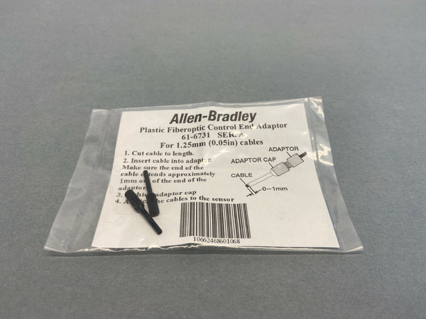 Allen Bradley 61-6731 Ser A Plastic Fiberoptic Control End Adapter