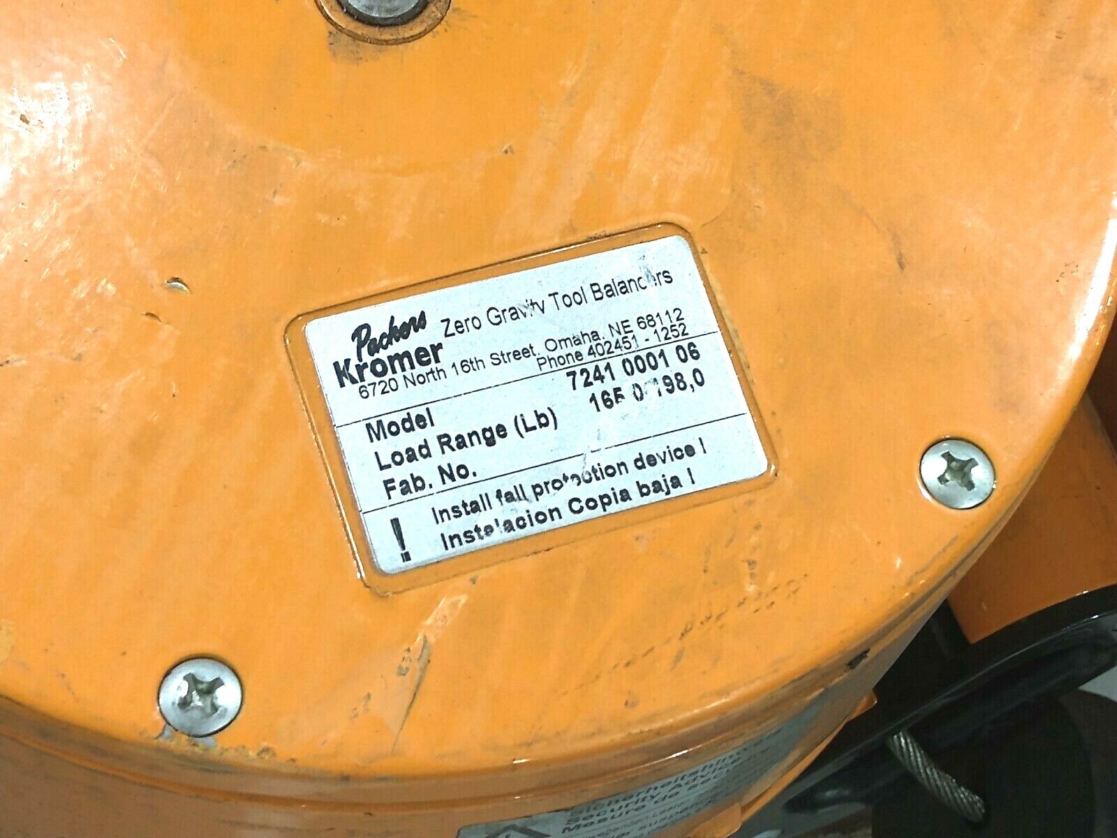 Packers Kromer 7241-Series Zero Gravity Tool Balancer Varied LOT OF 16 BALANCERS - Maverick Industrial Sales