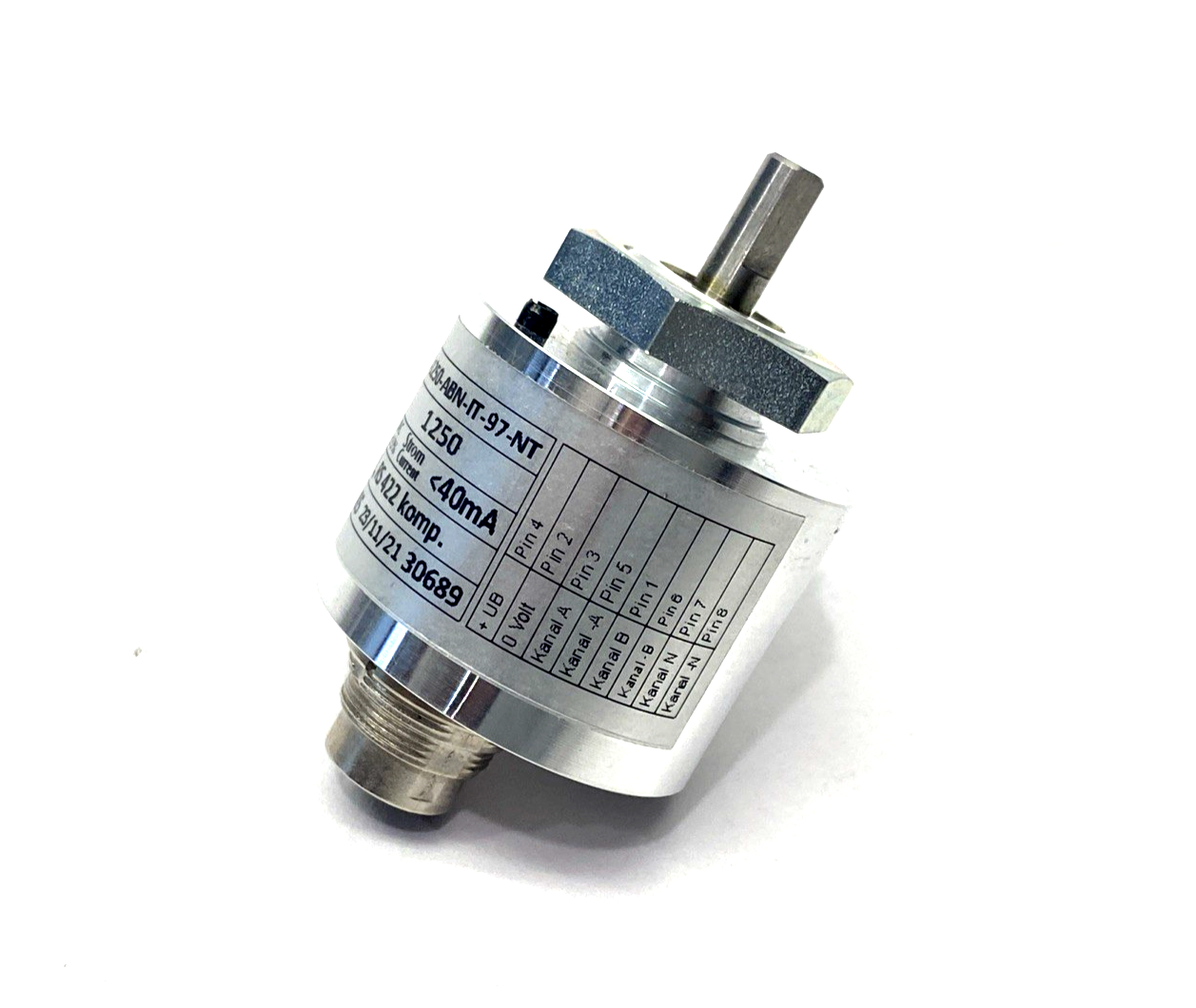 IMG 40S-1250-ABN-IT-97-NT, IMG40S-1250-ABN-IT-97-NT | IMG Drehimpulsgeber IMG 40S-1250-ABN-IT-97-NT Encoder, 1250 Impulse 15V DC 40mA - Used - Maverick Industrial Sales