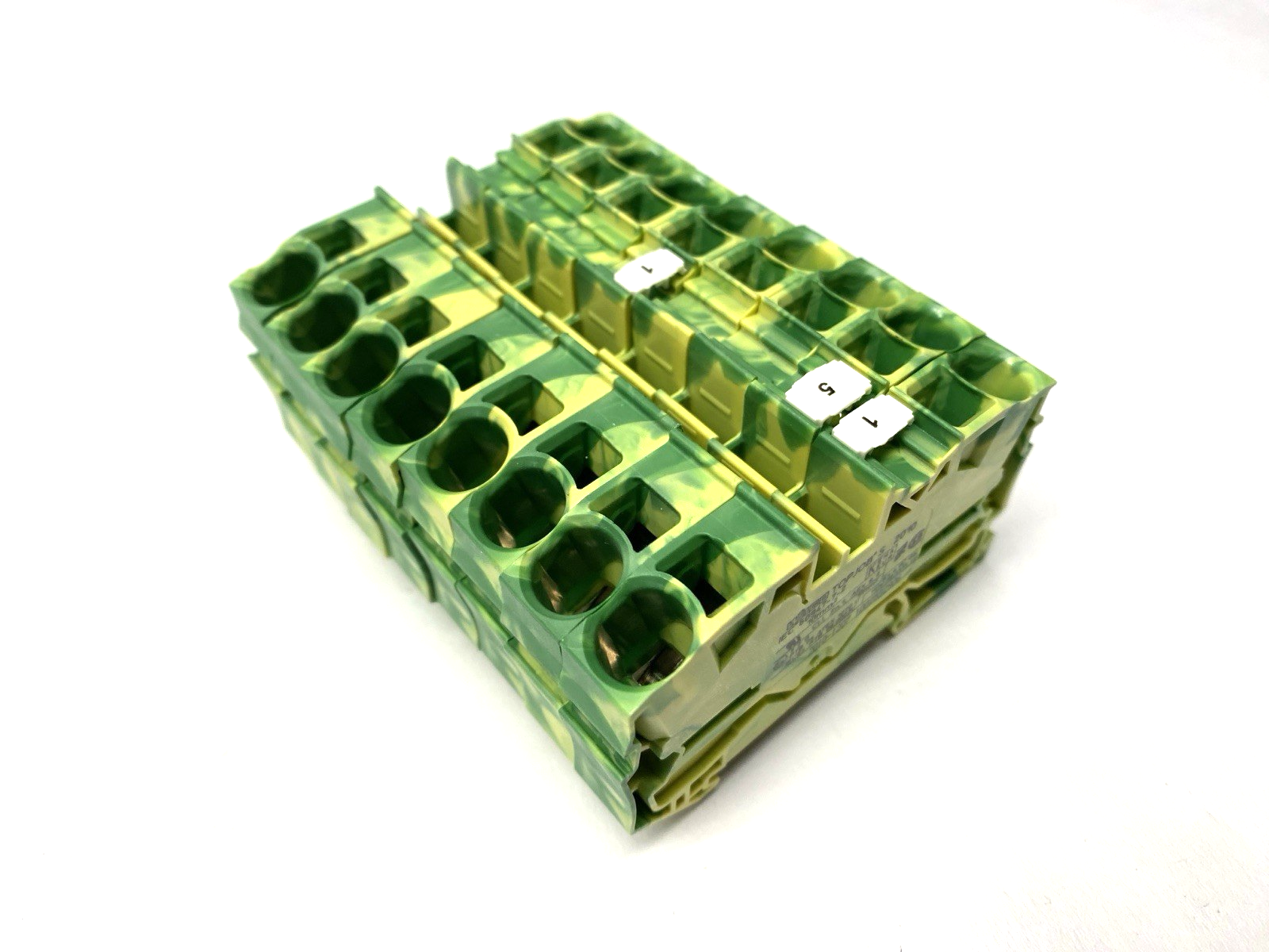 Wago 2002‑1207 Topjobs Ground Terminal Block LOT OF 8 - Maverick Industrial Sales