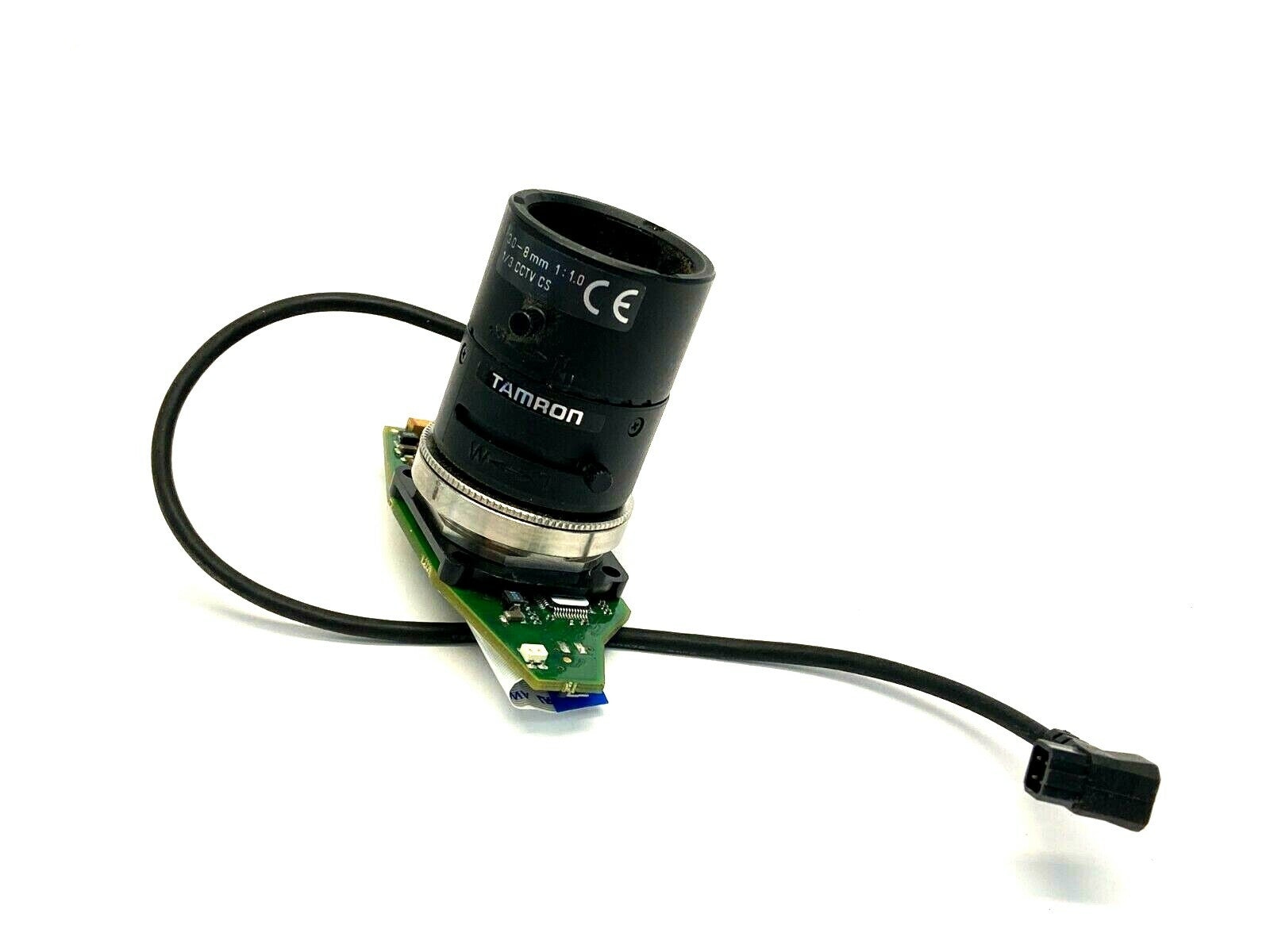Tamron 3.0-8mm 1:10 1/3 CCTV CS Camera Lens w/ 25861 R2 PCB - For parts or not working - Maverick Industrial Sales