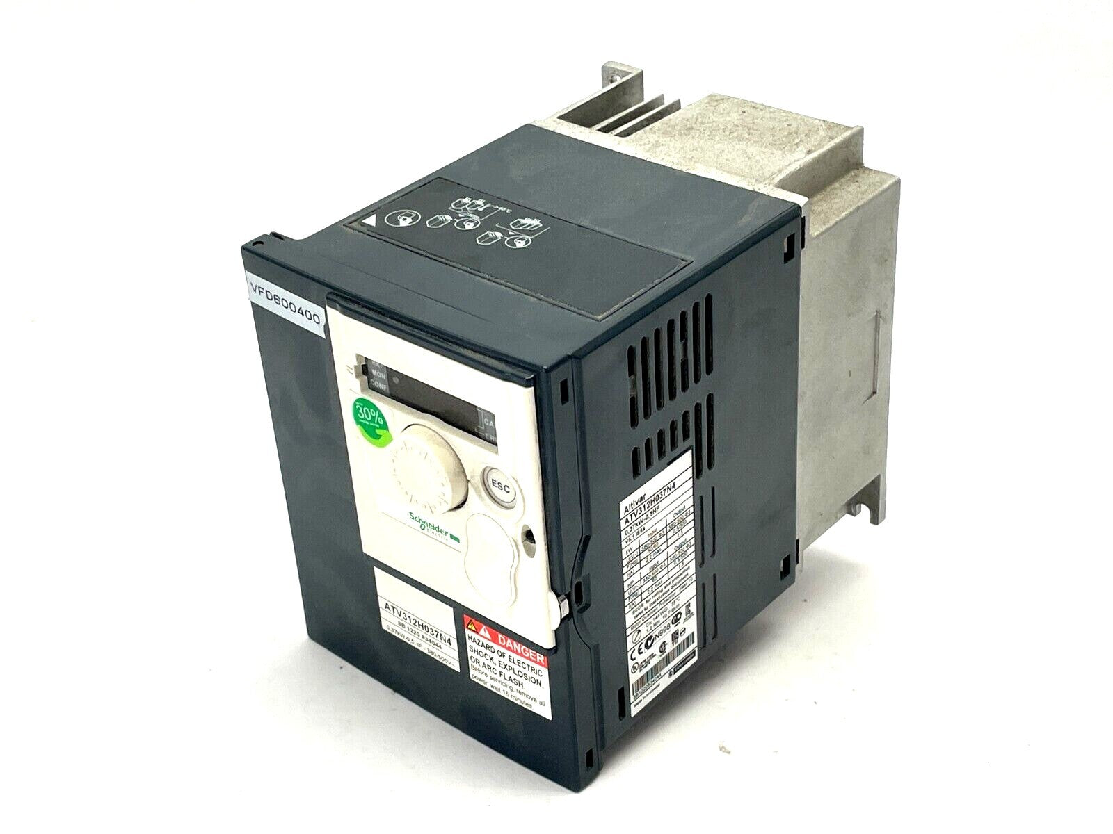 Schneider Electric ATV312H037N4 Variable Speed Drive 3-Phase 0.37kW 1.5kVA 32W - Maverick Industrial Sales
