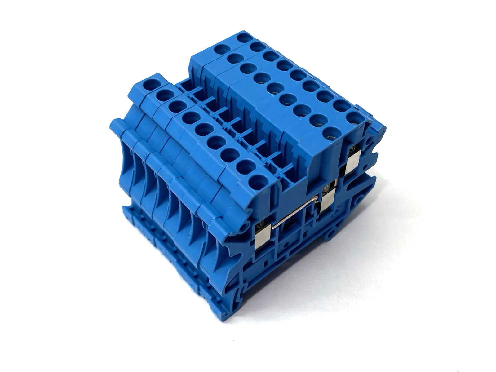 Phoenix Contact UT 2,5-TWIN BU Blue Terminal Block 24A 500V 3044526 LOT OF 9 - Maverick Industrial Sales