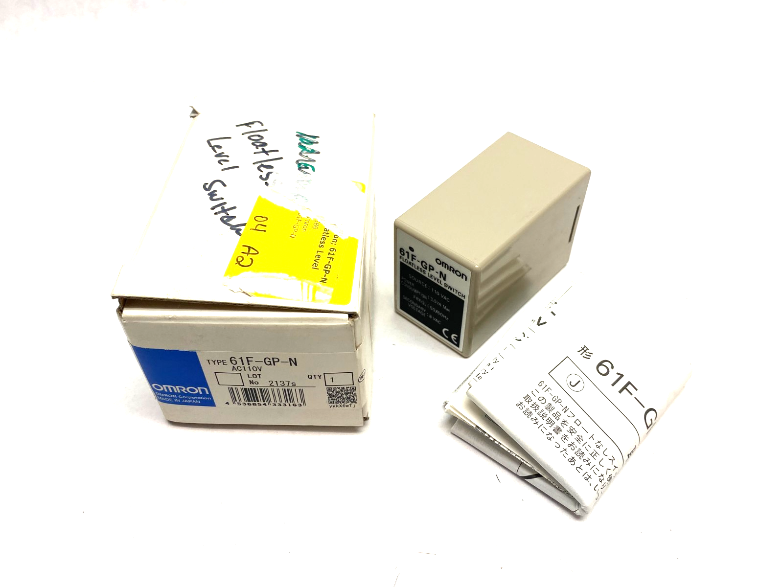 Omron 61F-GP-N Floatless Level Switch Plug-In Type 11-Pin - New – Open box - Maverick Industrial Sales