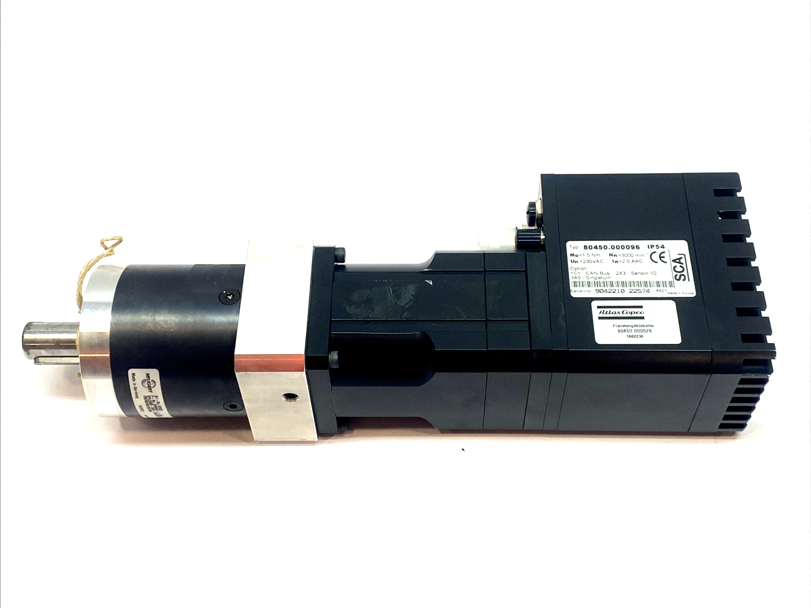 Atlas Copco 80450.000096 Planetary Gearmotor 1682236 - New – Open box - Maverick Industrial Sales