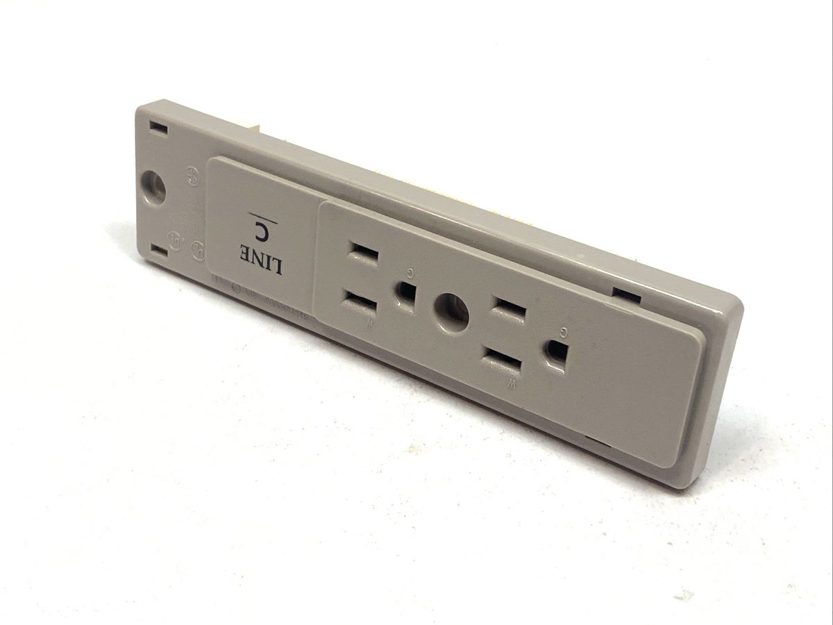 98683CDD15S | Steelcase Line-C Duplex Receptacle 15A - Maverick Industrial Sales