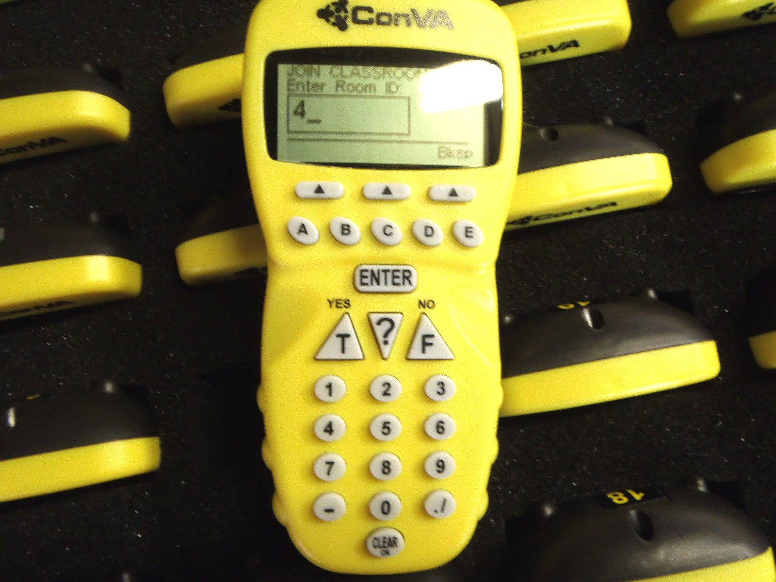SRSAC1 | ConVA Student Response System Remotes Dukane Aclick LOT OF 32 - Used - Maverick Industrial Sales