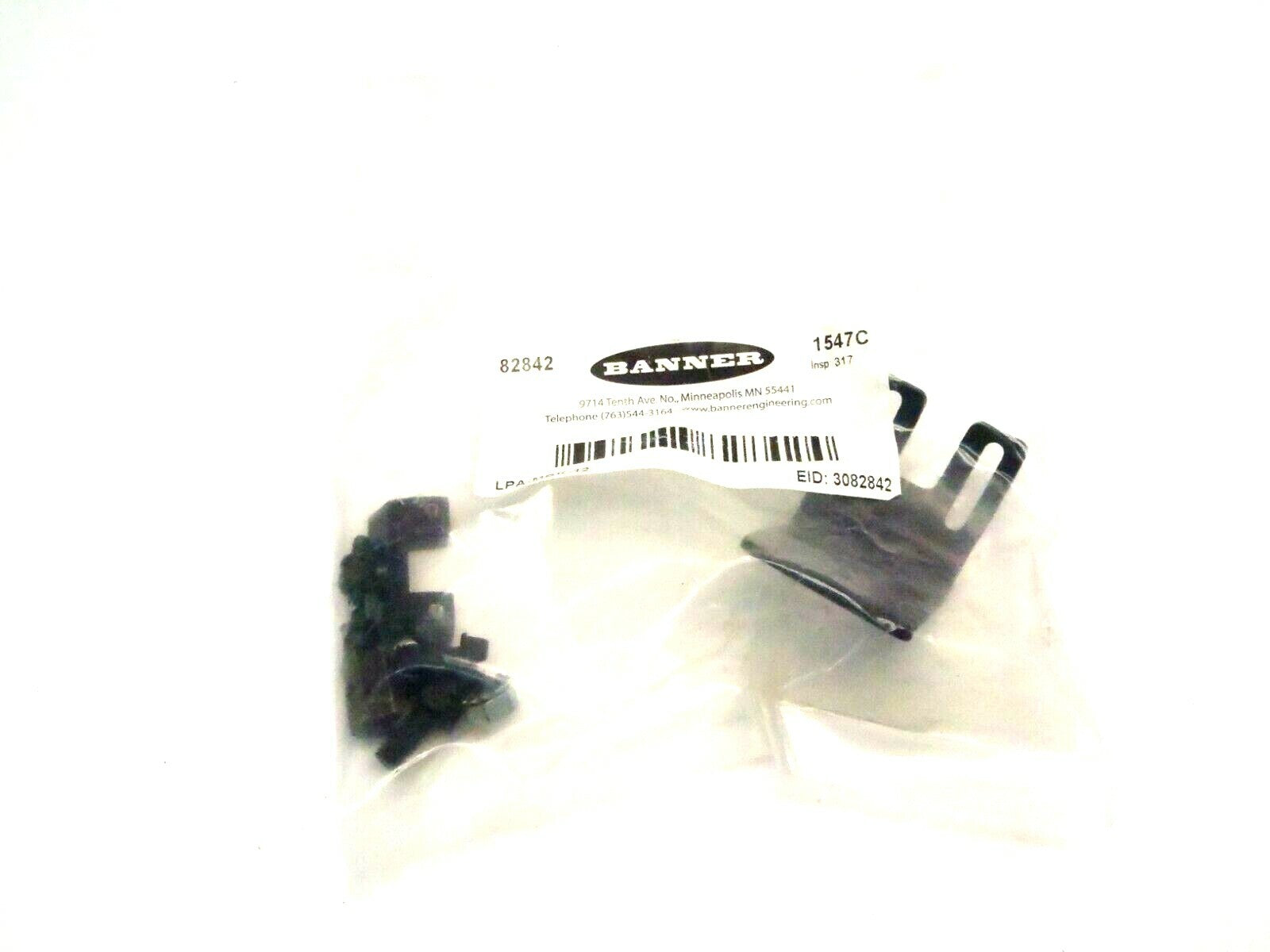 LPAMBK12 | Banner LPA-MBK-12 Low Profile Side Mount Bracket 82842 - New - Maverick Industrial Sales