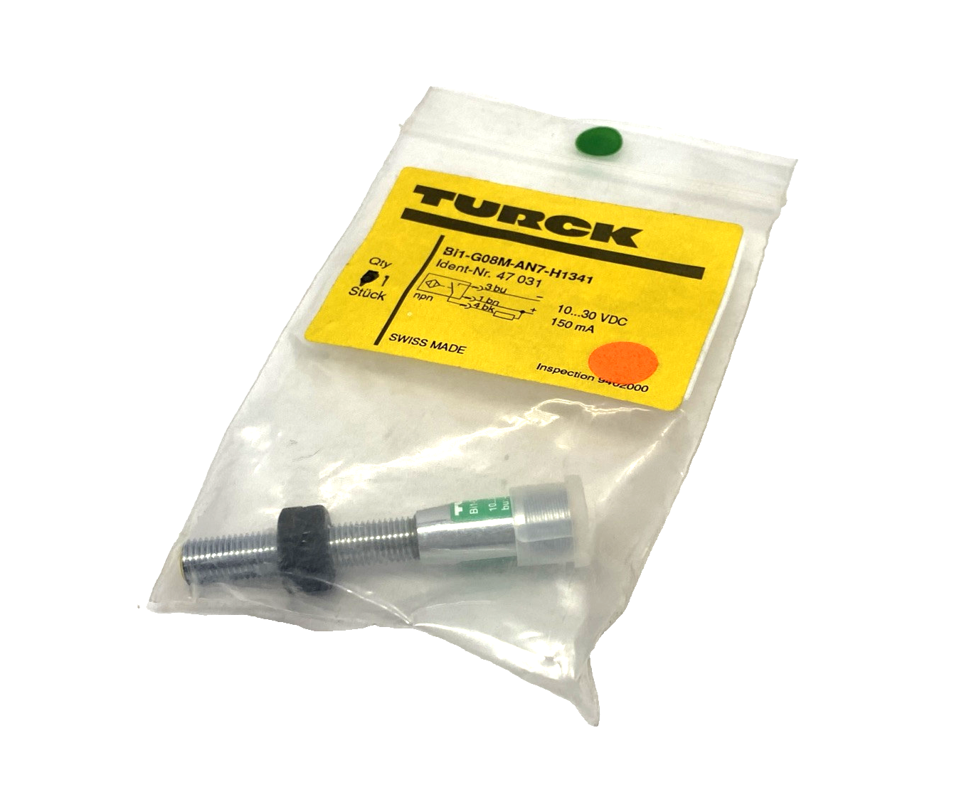 Turck Bi1-G08M-AN7-H1341 Inductive Sensor 4703100 - New - Maverick Industrial Sales