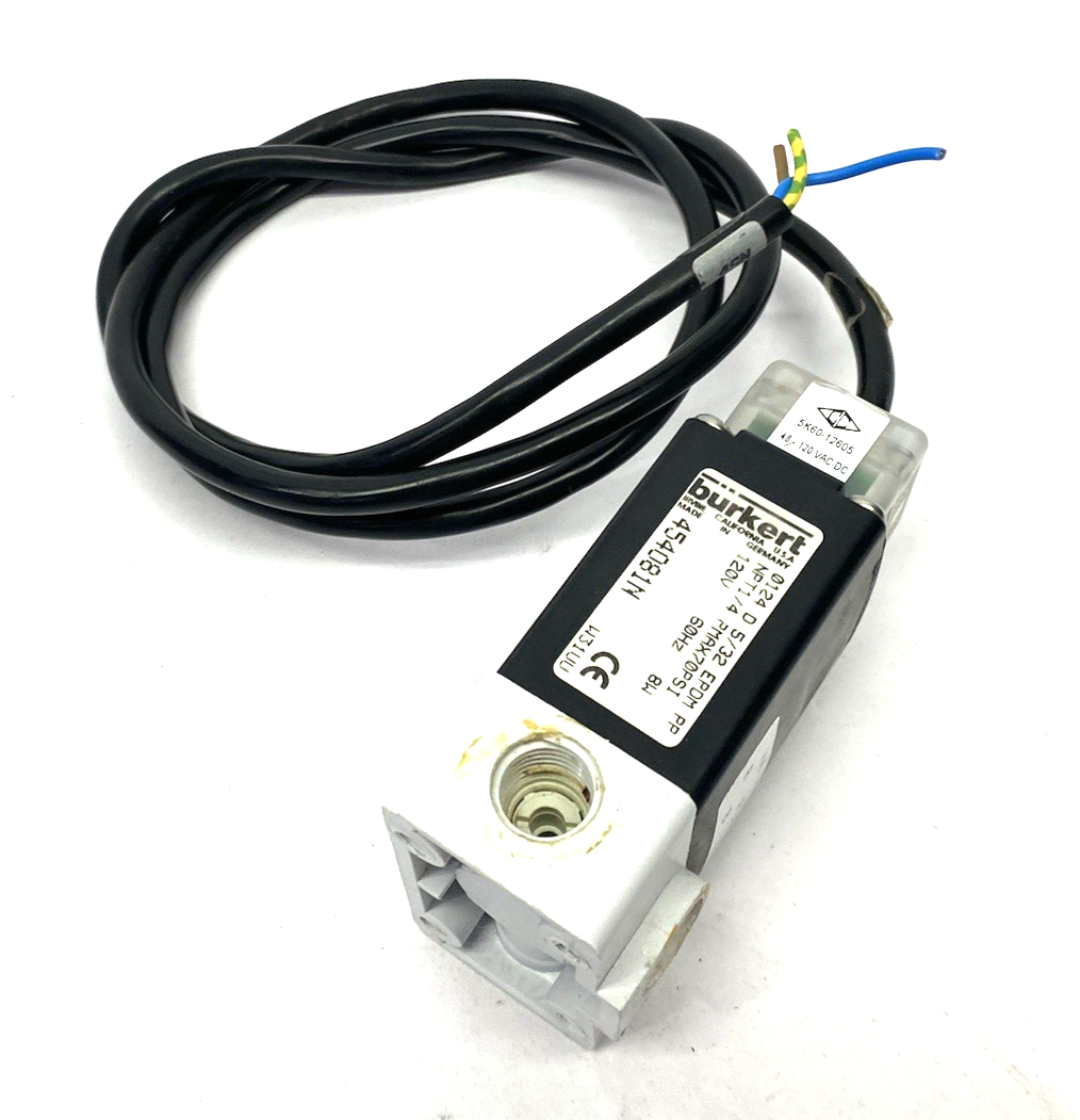 Burkert 0124 D 5/32 EPDM PP NPT1/4 Direct Acting Pivoted Armature Solenoid Valve - Maverick Industrial Sales