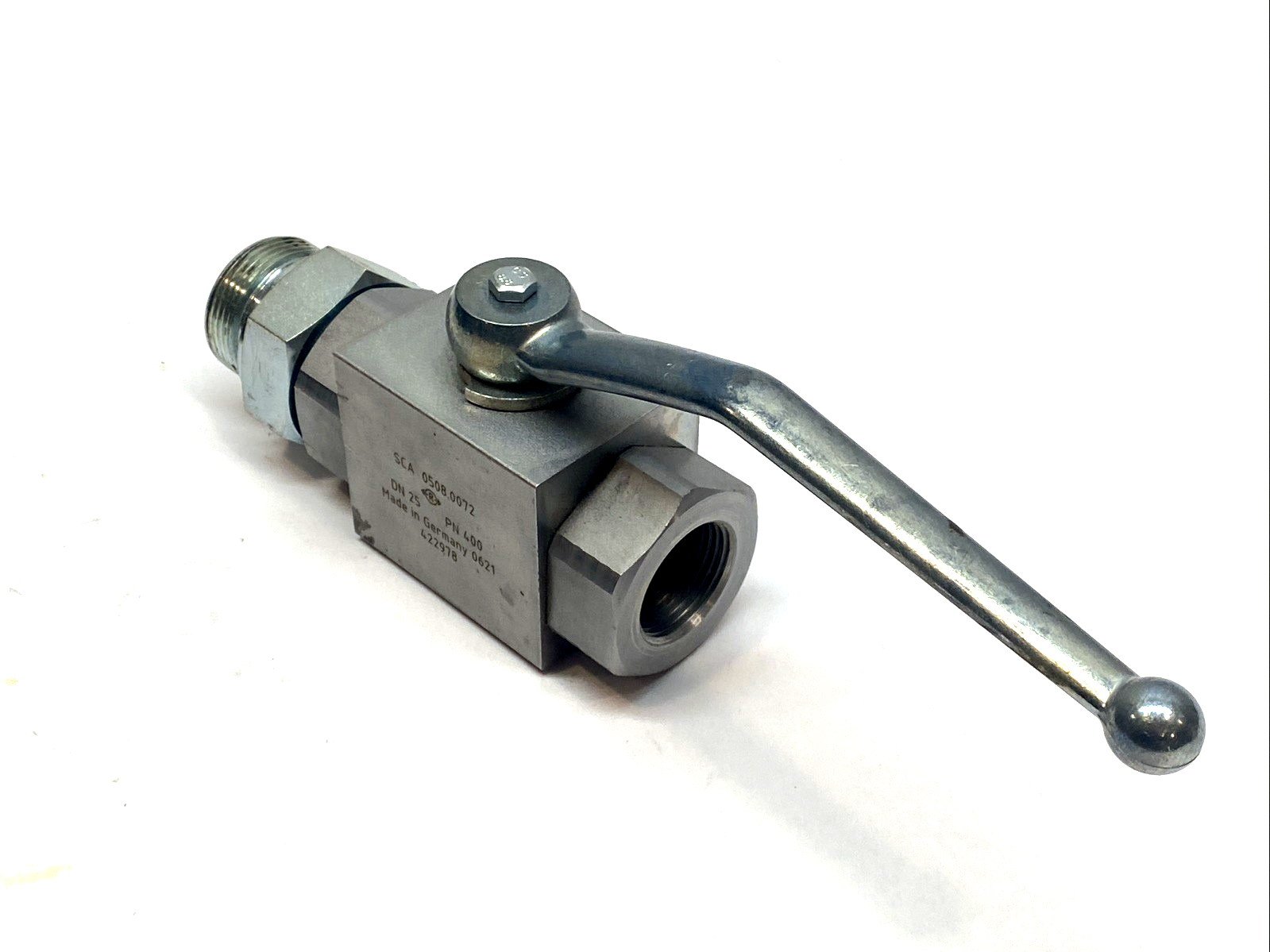 0508.0072 | SCA High Pressure Ball Valve 422978 Shut-Off Industrial- Used - Maverick Industrial Sales