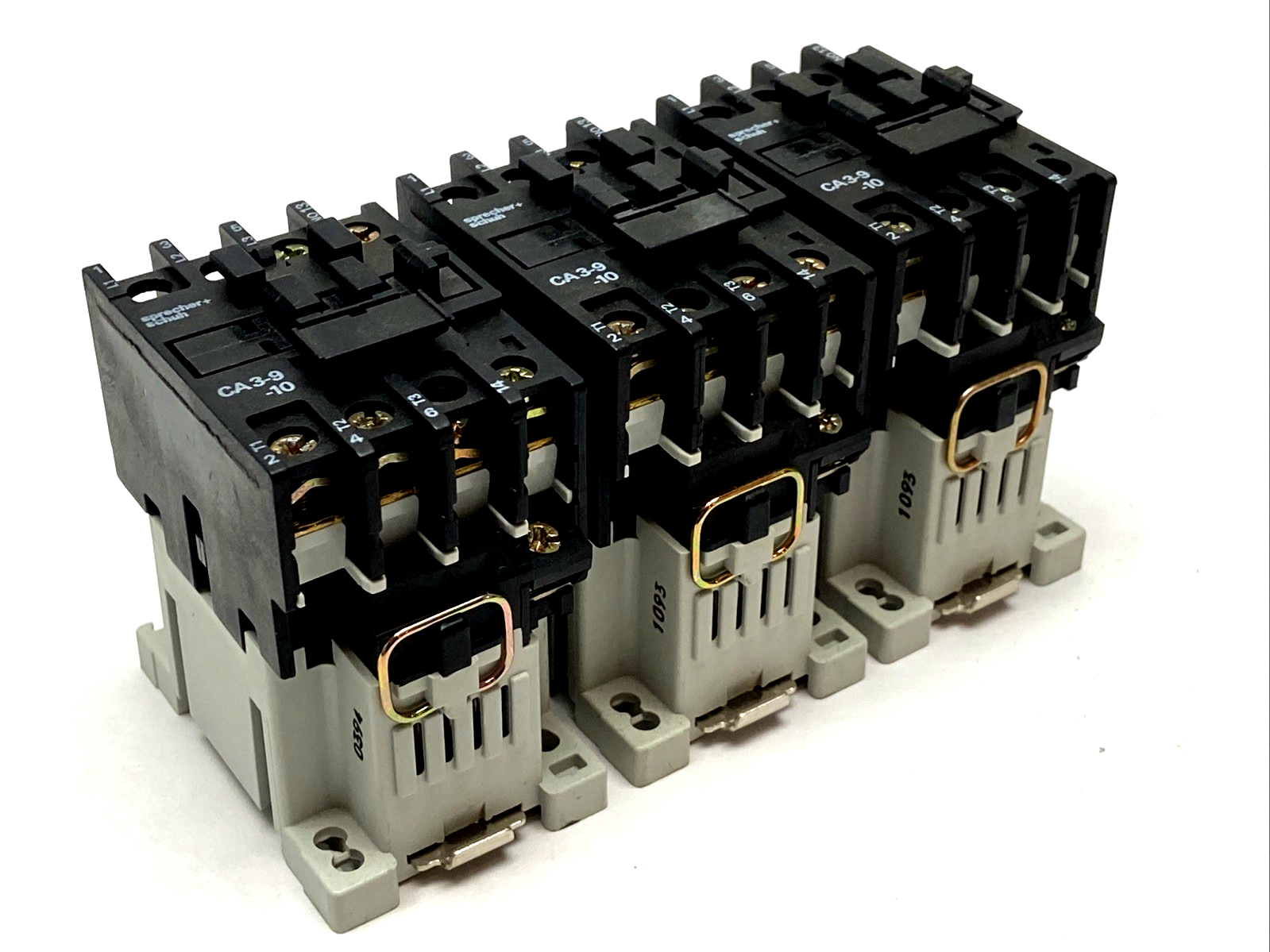 Sprecher + Schuh CA 3-9-10 Contactor 500V 50Hz 575V 60Hz LOT OF 3 - Maverick Industrial Sales