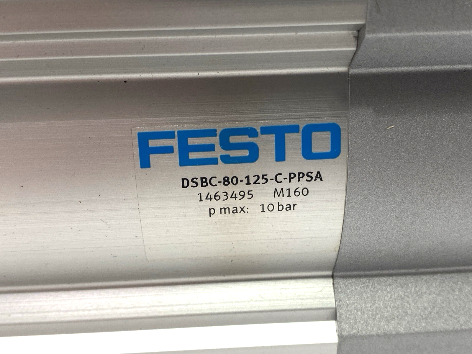 Festo DSBC-80-125-C-PPSA Pneumatic Cylinder 80mm Bore 125mm Stroke 146395 - Maverick Industrial Sales