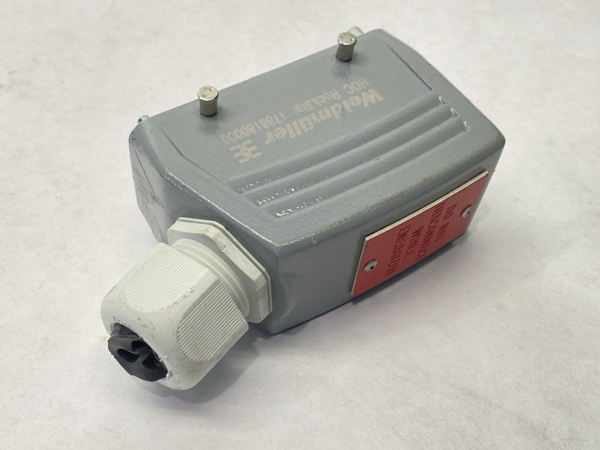 HDC HE 16 MS | Weidmuller Male Connector 16P 16A 500V 1207500000 w/ 1788180000- Used - Maverick Industrial Sales