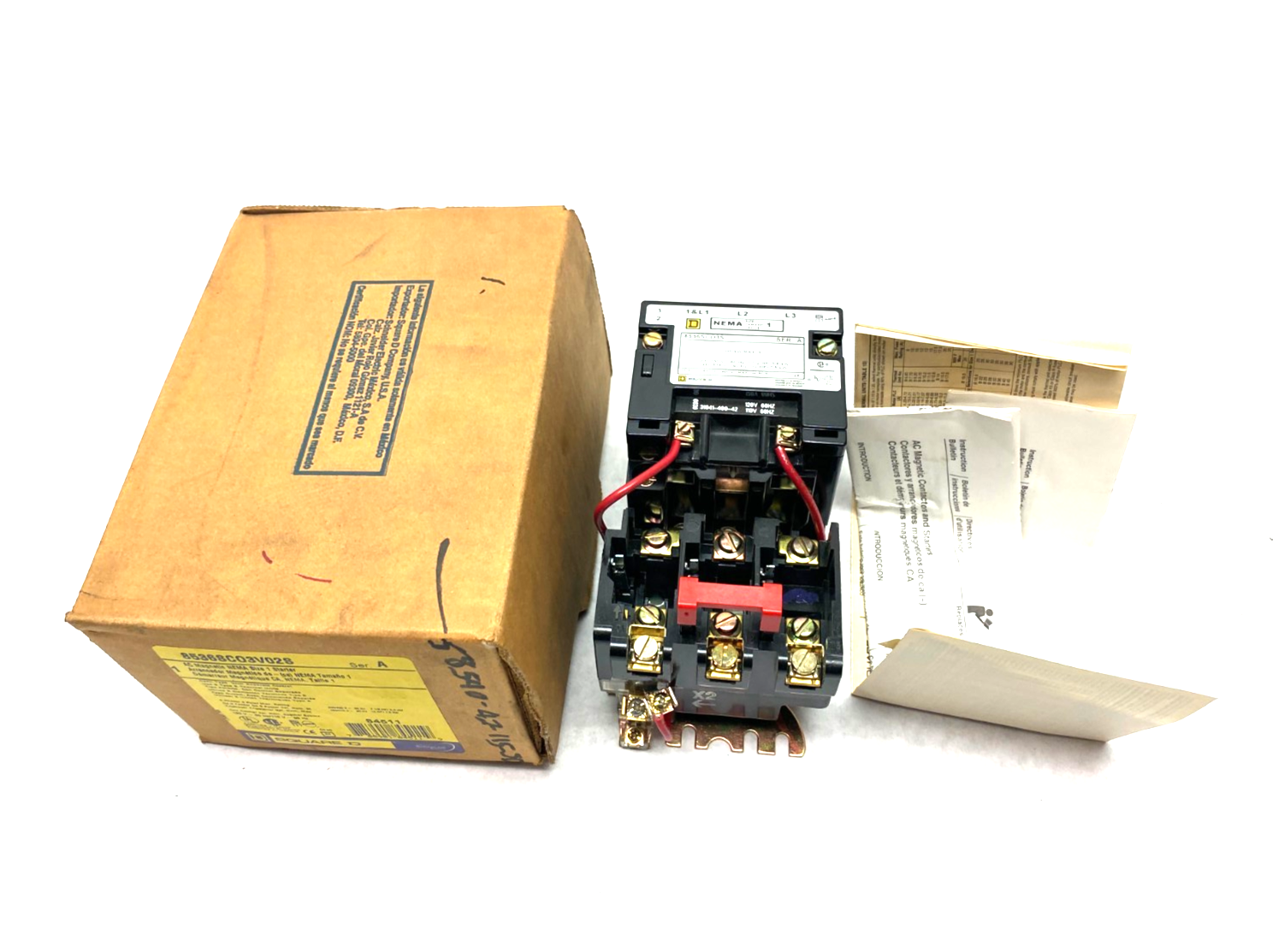 Schneider Square D 8536SCO3V02S Nonreversing NEMA Motor Starter Ser. A 3-Ph - Maverick Industrial Sales