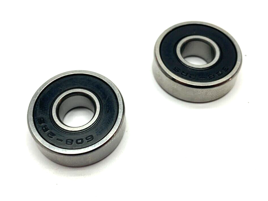 608 2RS Sealed Greased Minature Ball Bearing LOT OF 2 - New – Open box - Maverick Industrial Sales