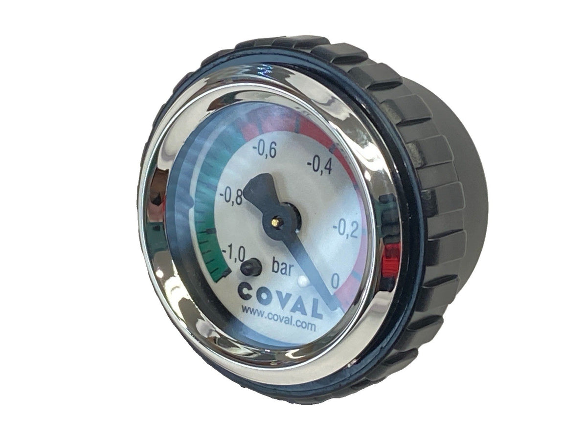 Coval VAF11140 Pneumatic Vacuum Gauge -1,0-0 Bar - Maverick Industrial Sales