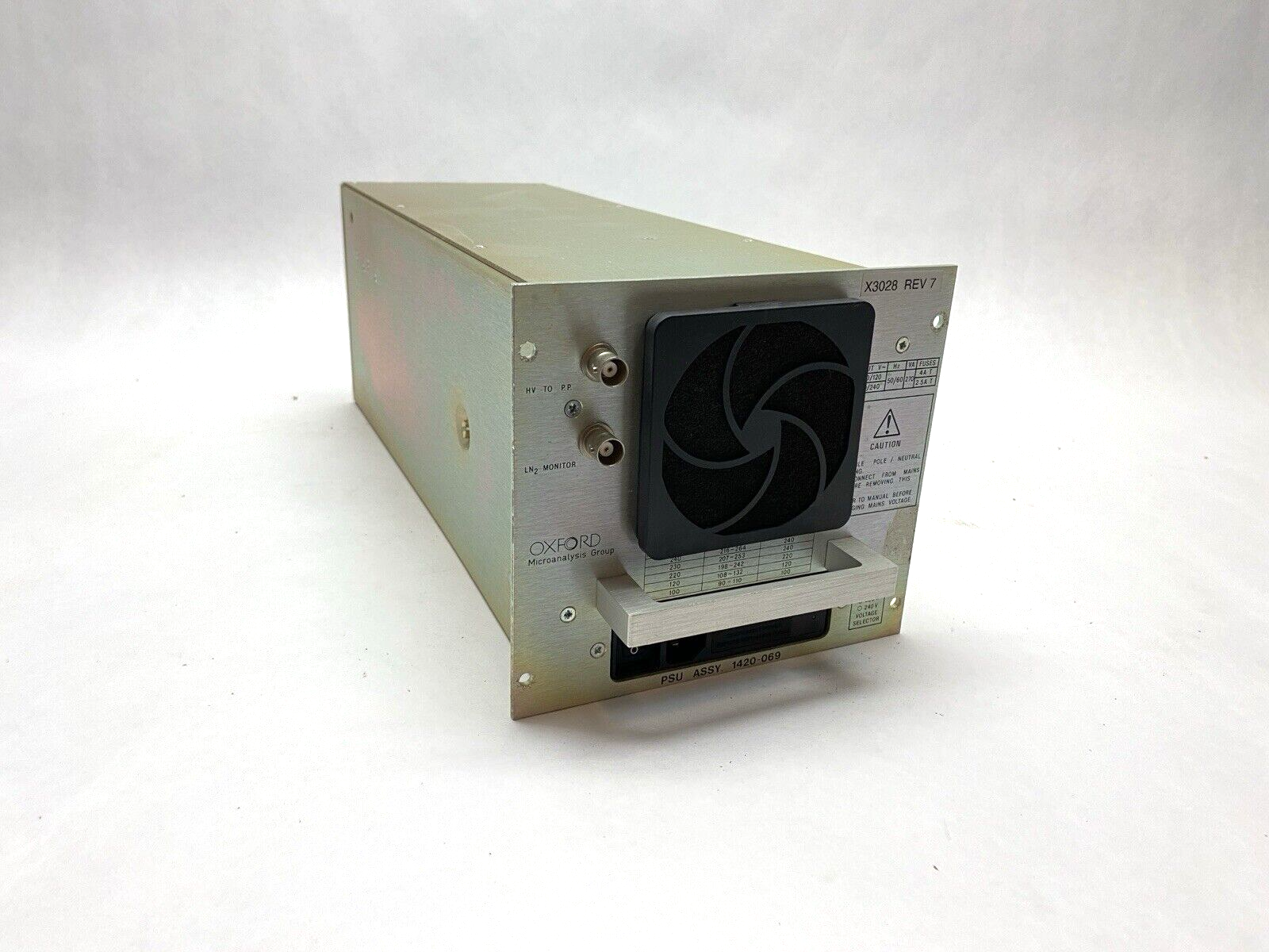 Oxford 1420-069 Power Supply Assembly X3028 Rev 7 Kingshill CZ386 -Missing Cover - Used - Maverick Industrial Sales
