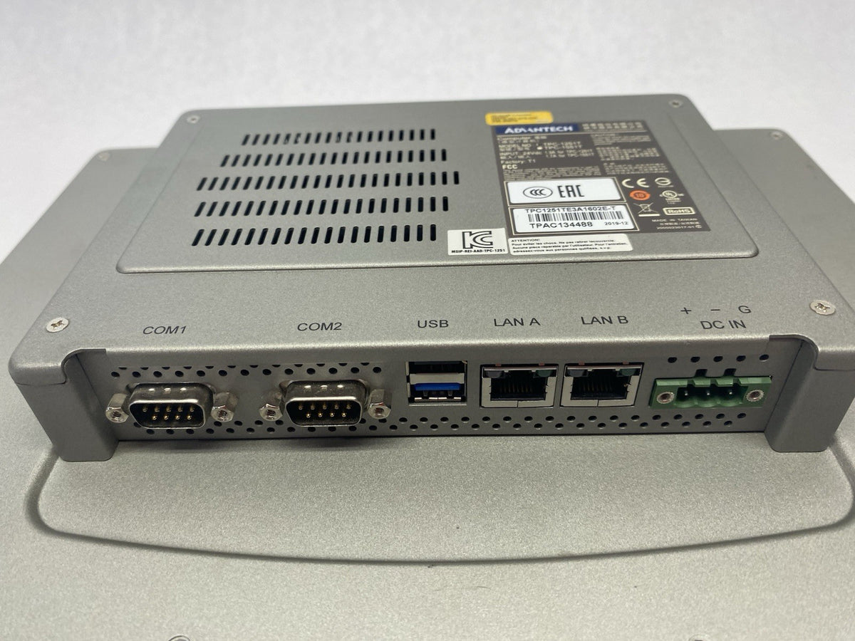 TPC-1251T | Advantech Thin-Client Terminal HMI 12" Display XGA TFT LED LCD- Used - Maverick Industrial Sales