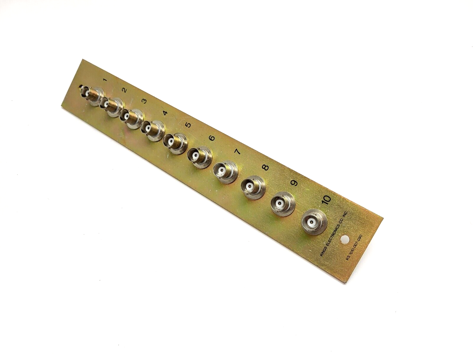 Kings KC-99-54 Coaxial Adapters BNC Female to Female PANEL OF 10 - Used - Maverick Industrial Sales