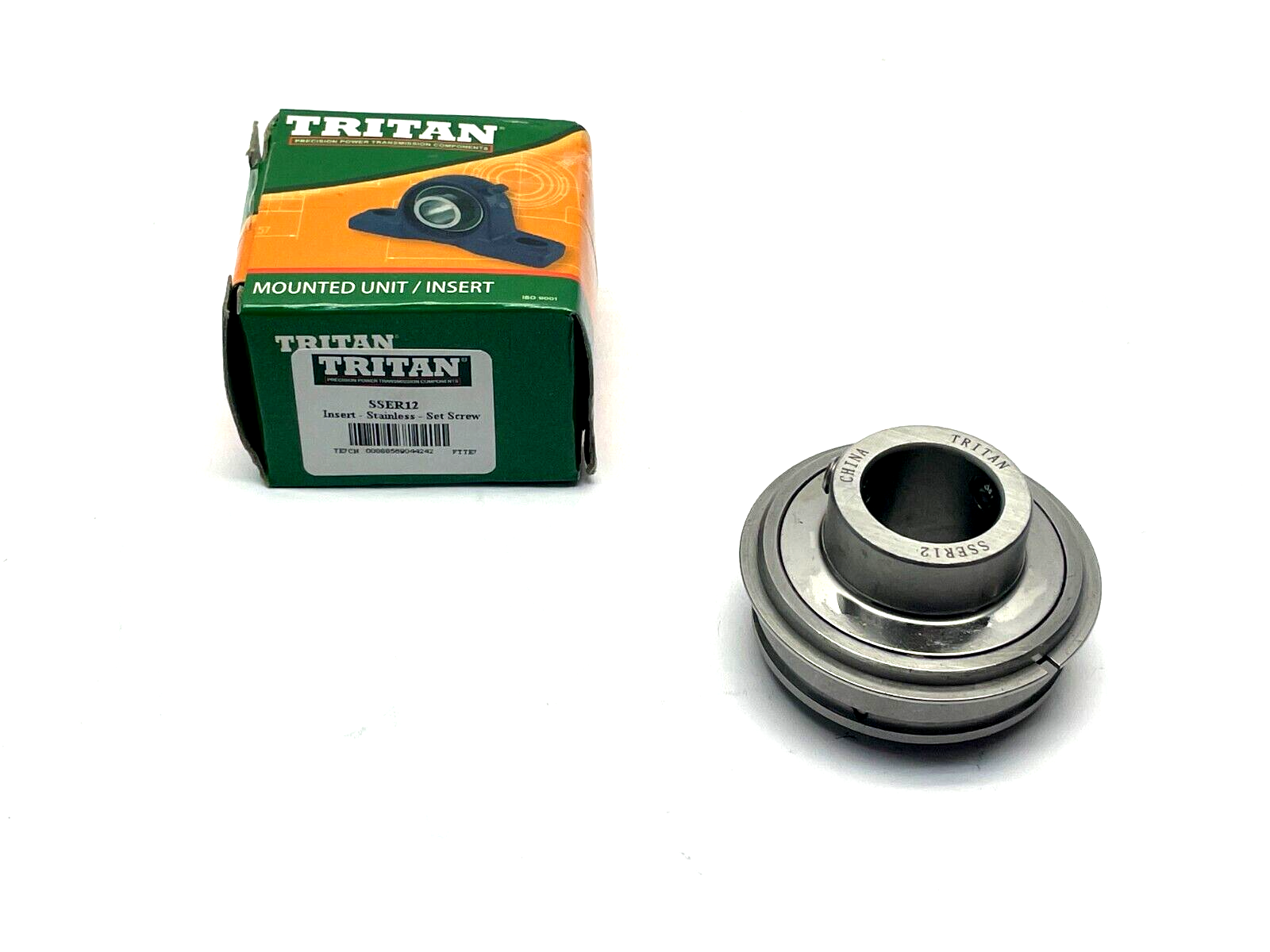 SSER12 | Tritan Insert Bearing Stainless Bore 0.75" - New - Maverick Industrial Sales