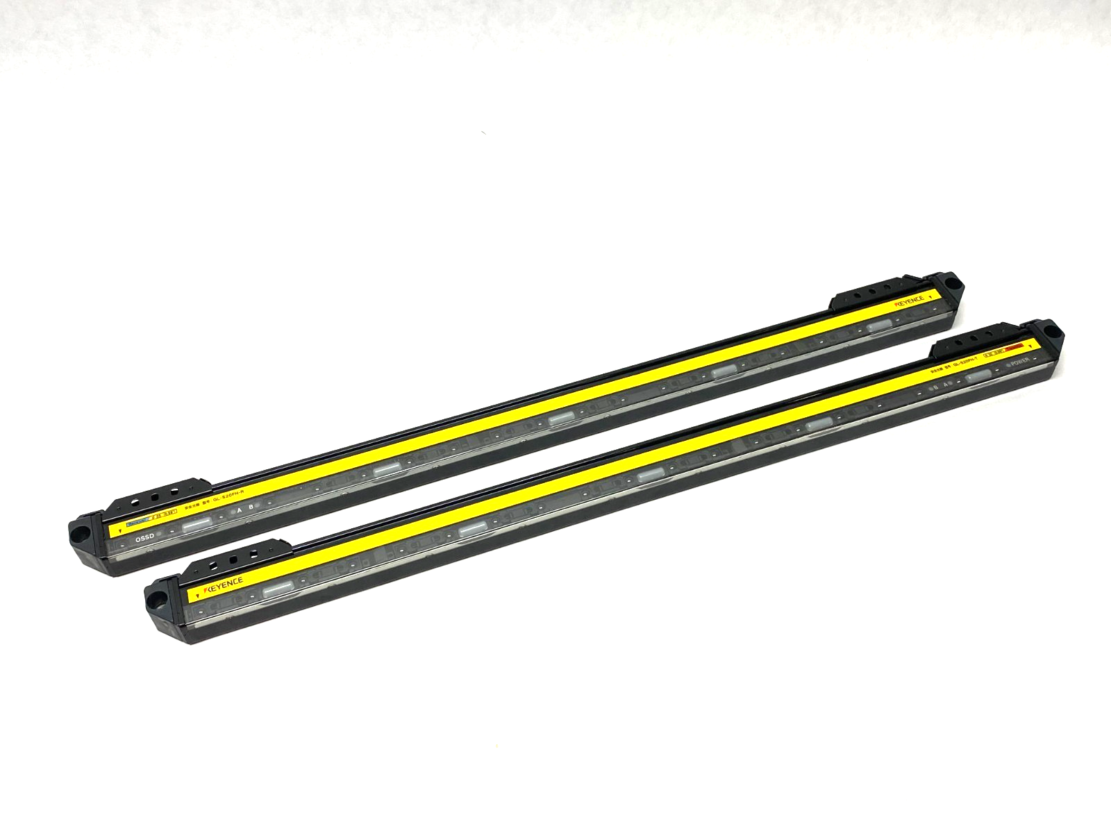 Keyence GL-S20FH Flat Type Light Curtain Set, 20-Beam Axes, Receiver & Transmit. - Maverick Industrial Sales