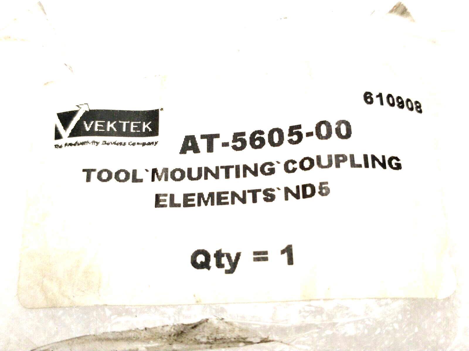 AT-5605-00 | Vektek Tool Mounting Coupling Elements ND5 - New – Open box - Maverick Industrial Sales