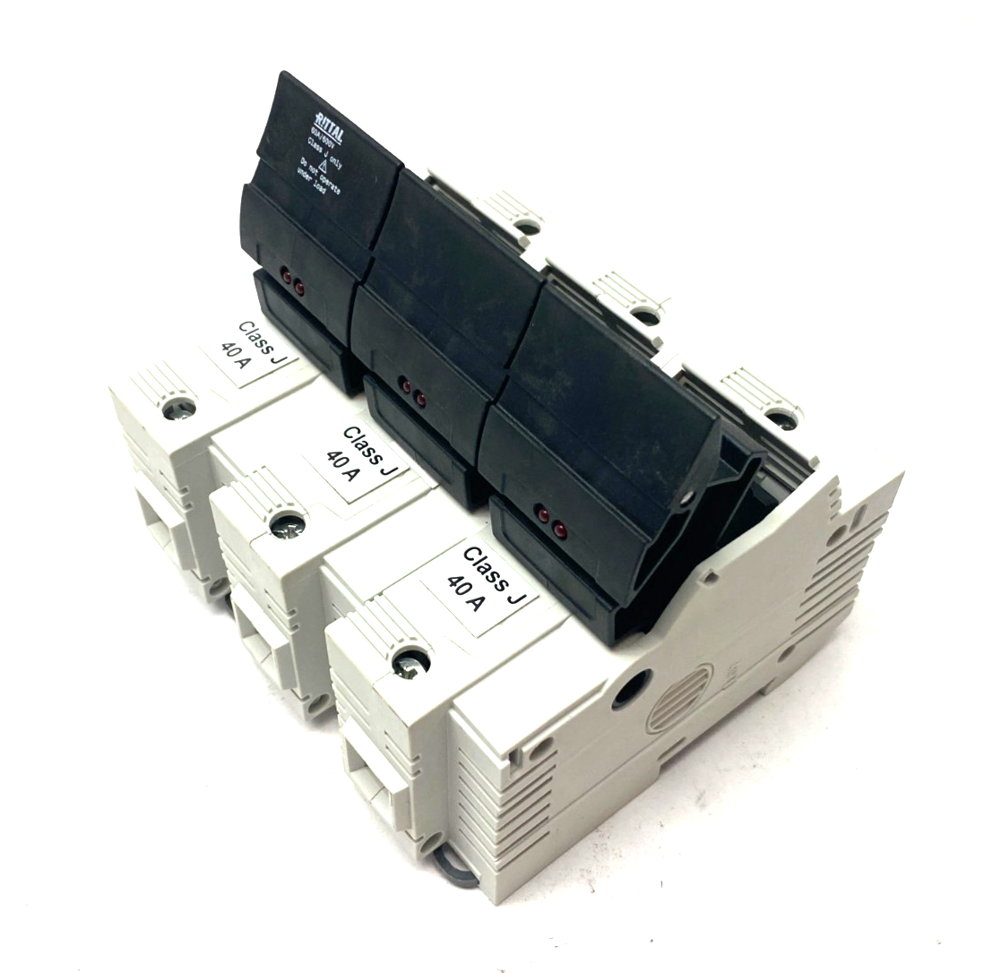 Rittal SV 9345.035 Fuse Holder 3-Pole up to 60A 9345035 - Used - Maverick Industrial Sales