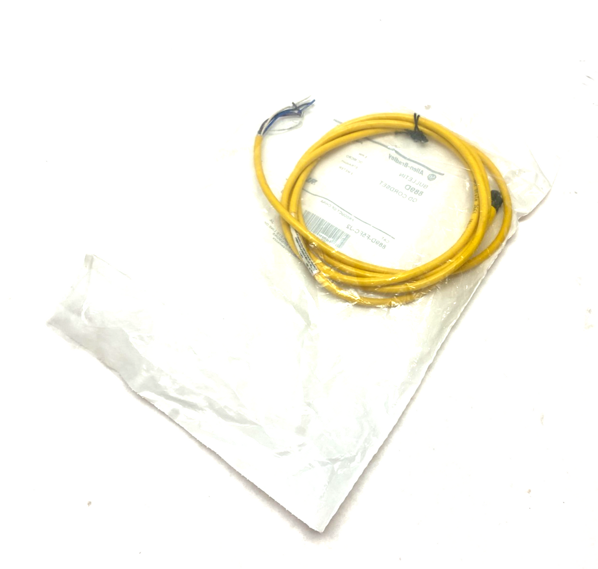 889D-F5FC-J2 | Allen Bradley Ser. B Straight DC Micro QD Cordset 5-Pin Female - New Other - Maverick Industrial Sales