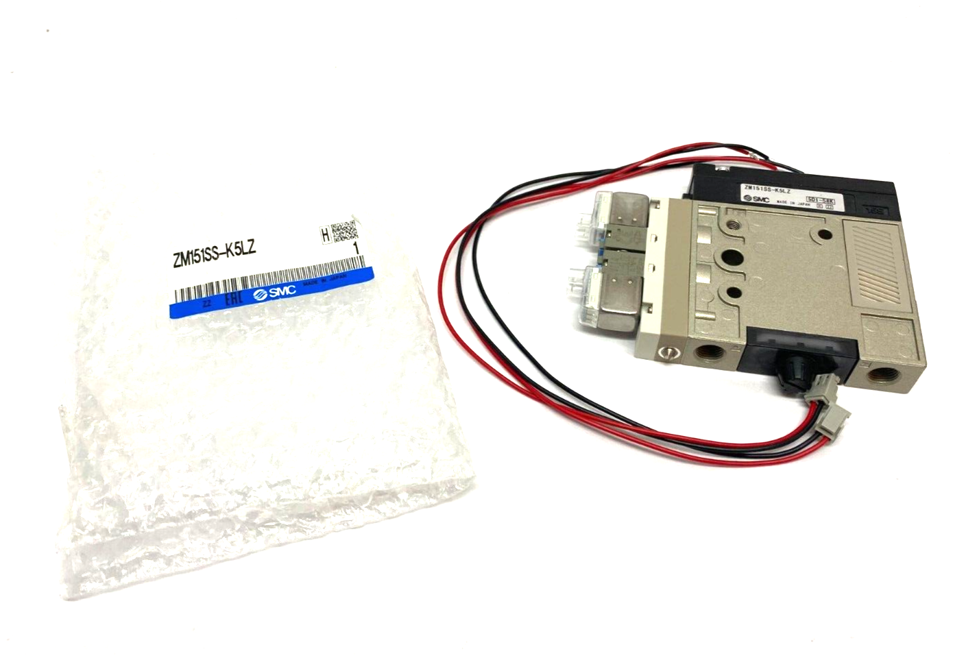 ZM151SS-K5LZ | SMC Vacuum Generator With Valve and Internal Suction Filter - New – Open Box - Maverick Industrial Sales