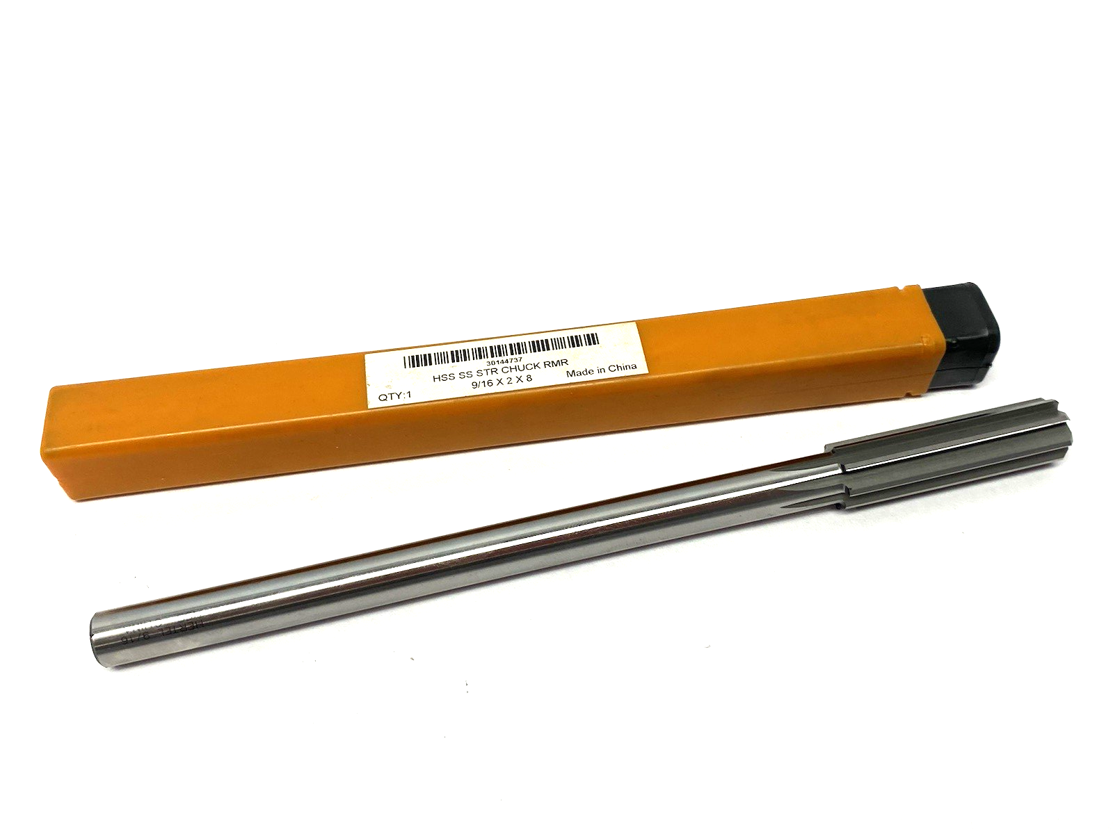 Hertel 30144737 Chucking Reamer: 9/16", 8" OAL, 2" Flute Length, Straight, HSS - Maverick Industrial Sales