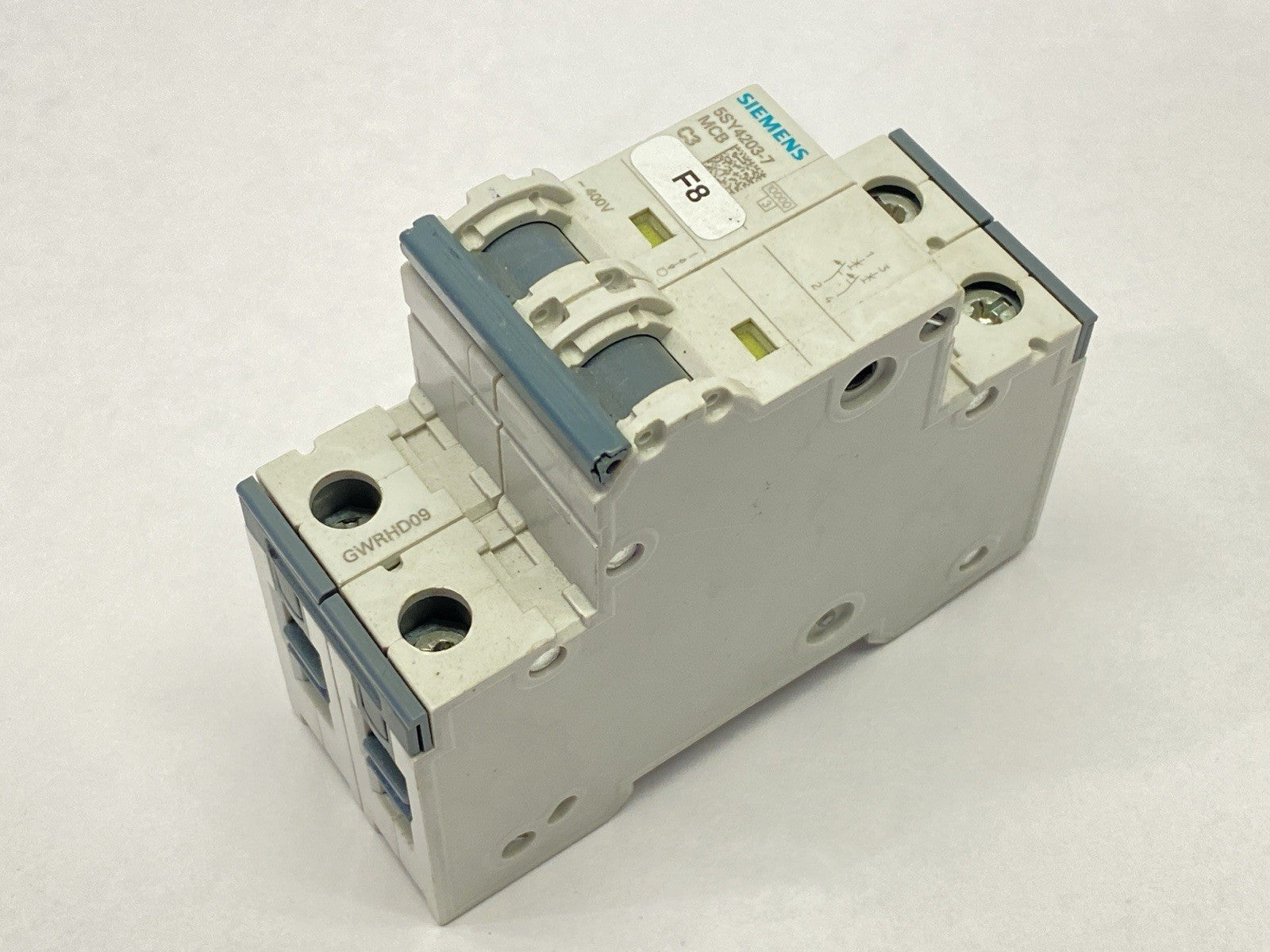 5SY4203-7 | Siemens MCB C3 Circuit Breaker 2-Pole 3A 400V - Used - Maverick Industrial Sales