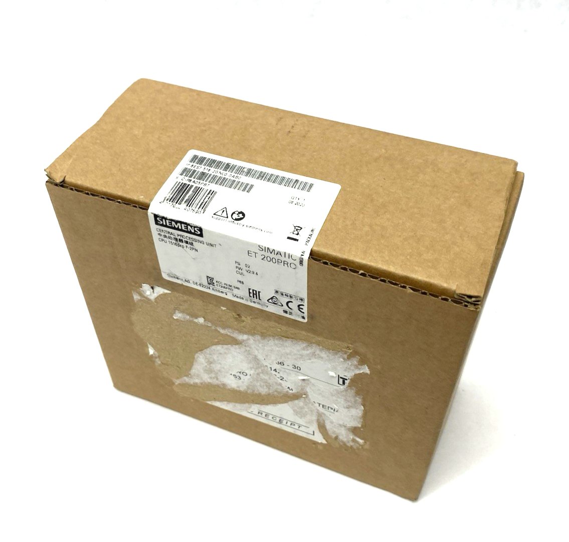 6ES7516-2GN00-0AB0 | Siemens SIMATIC DP CPU Unit 1516PRO F-2 PN for ET 200pro - New - Maverick Industrial Sales