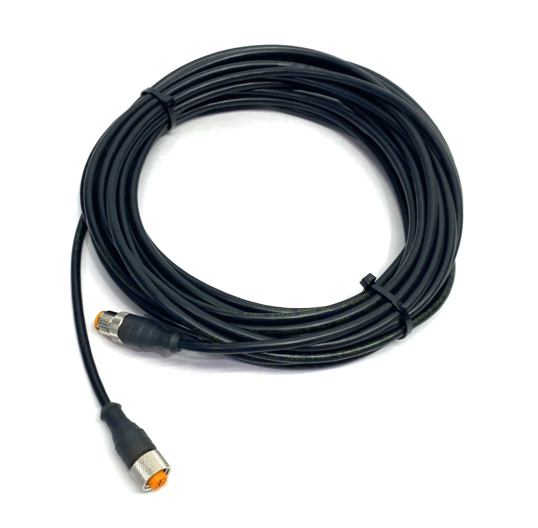 Lumberg Automation RST 4-RKT 4-295/10M Double Ended Cordset M12 Male to Fem - Maverick Industrial Sales