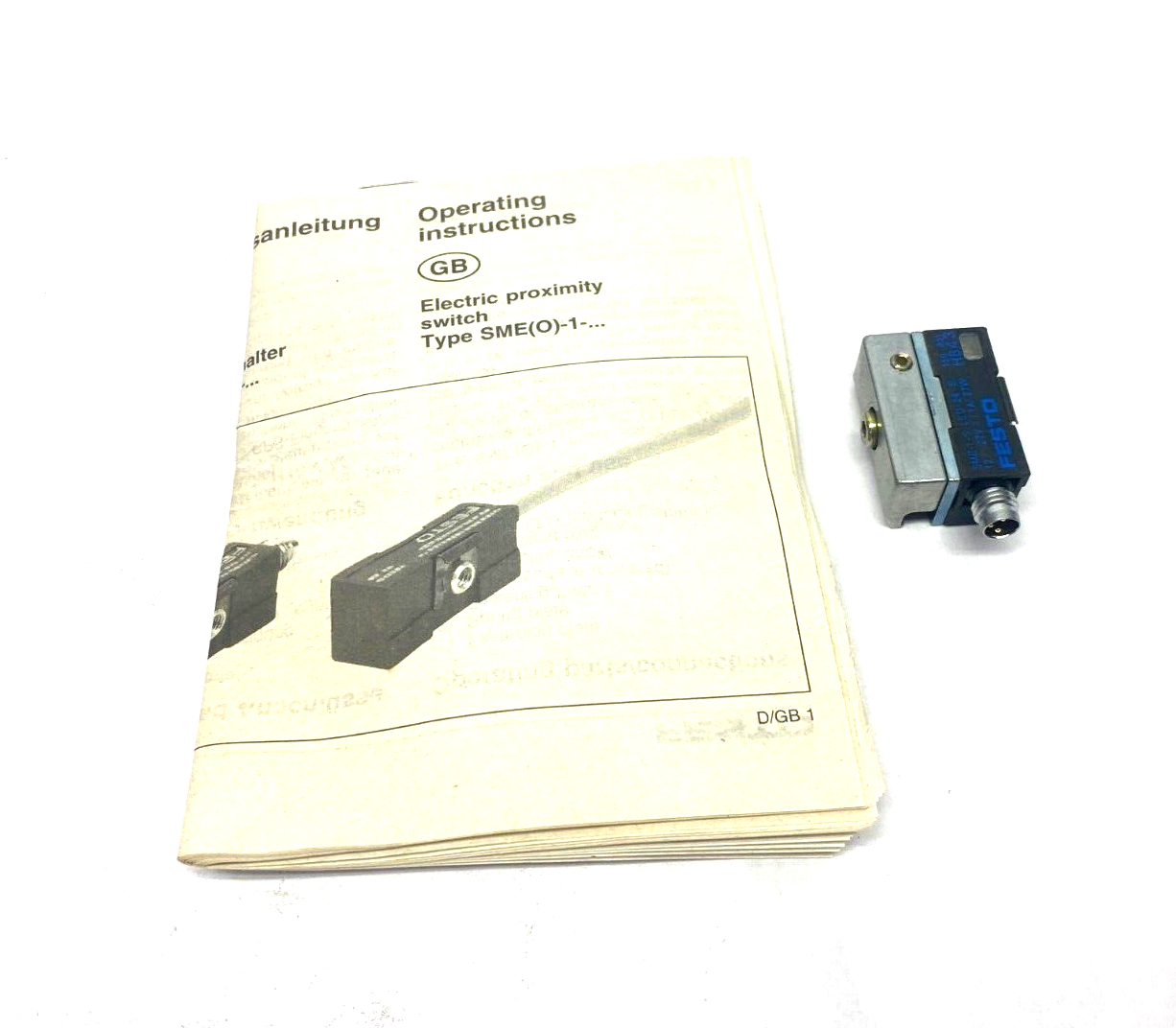 Festo SME-1-S-LED-24-B Block Design Electric Proximity Switch Sensor 150851 - Maverick Industrial Sales
