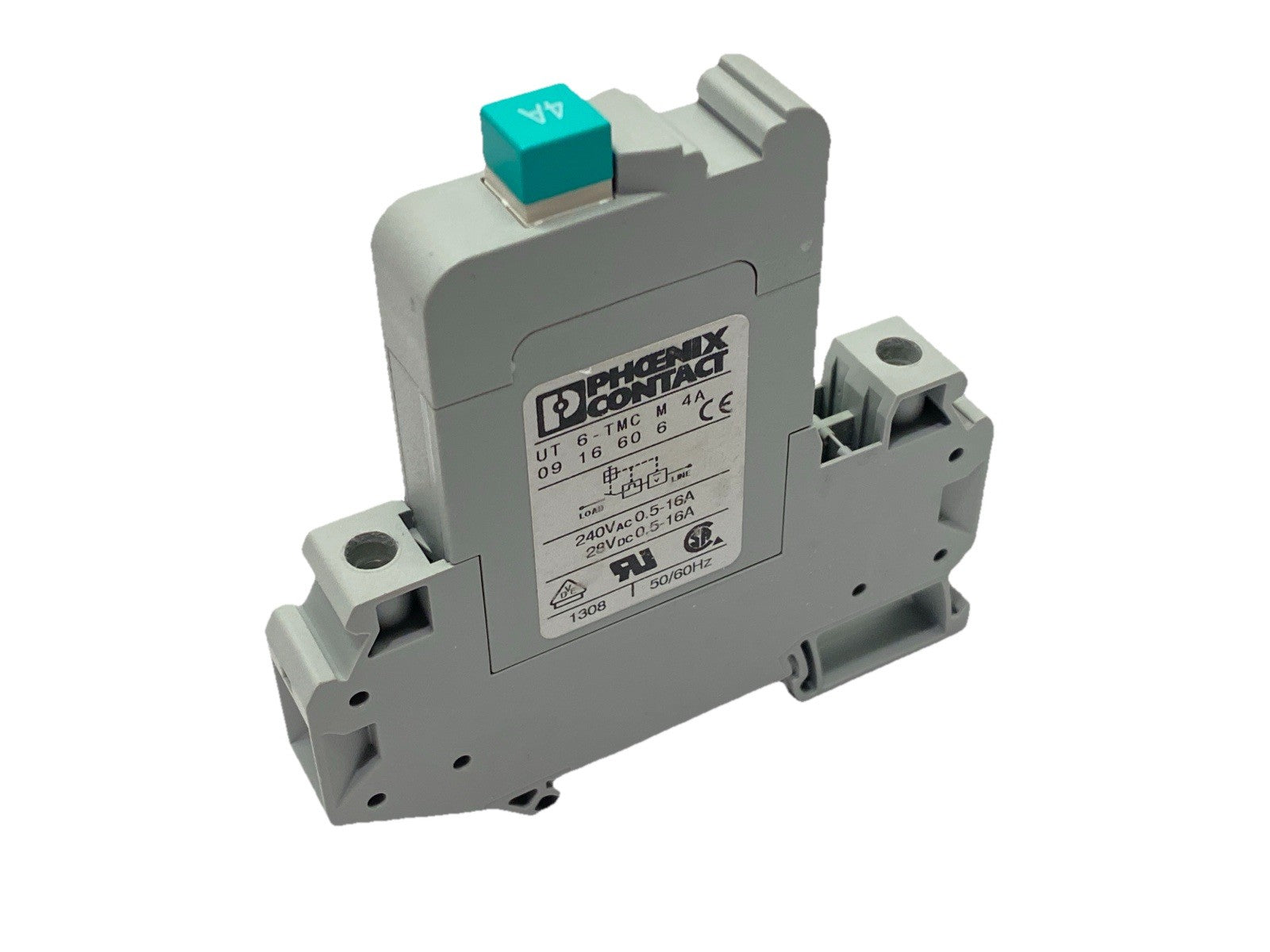 UT 6-TMC M 4A | Phoenix Contact Circuit Breaker 1-Pole 4A 240VAC 28VDC - Used - Maverick Industrial Sales