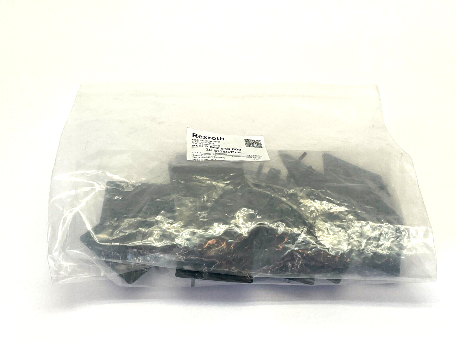 Bosch Rexroth 3842548809 Cap Cover 60x60 PKG OF 20 - Maverick Industrial Sales