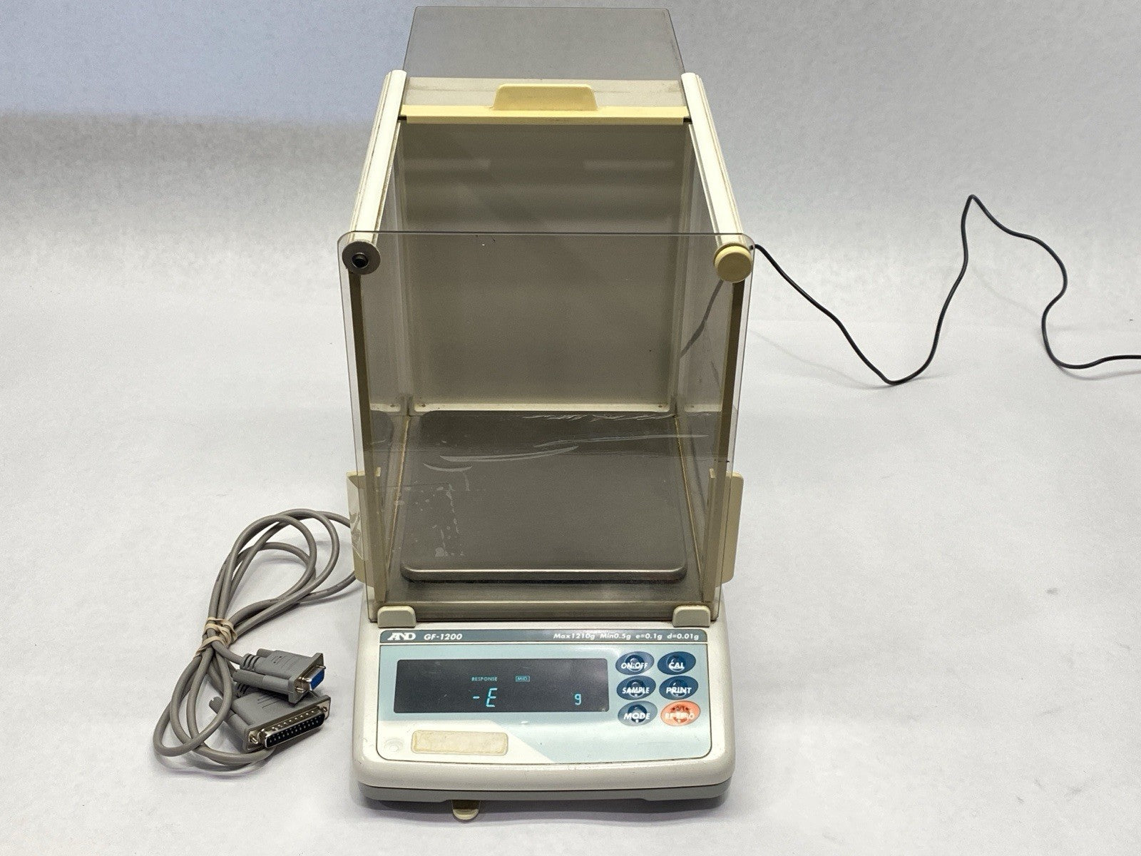 GF-1200 | A&D Precision Lab Balance 1210g Max- For parts or not working - Maverick Industrial Sales