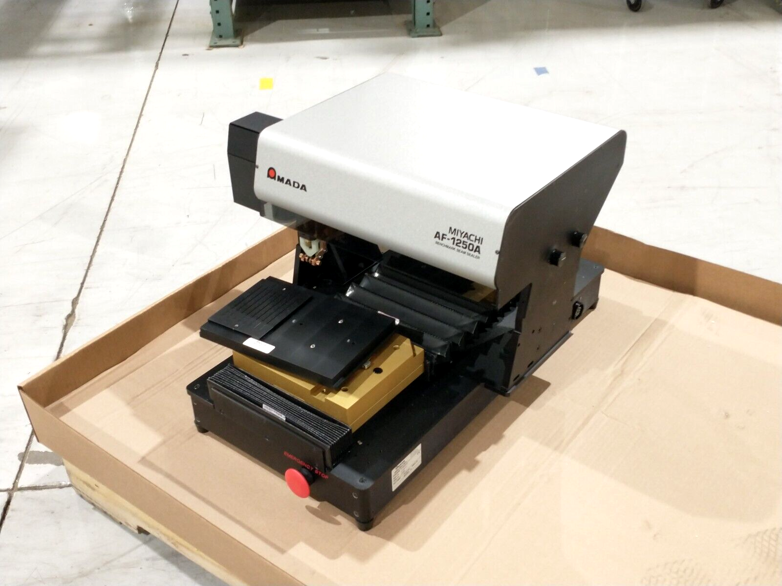 AMADA MIYACHI AF-1250A Seam Sealer Weld System HF-2500A Benchmark Unit - Maverick Industrial Sales