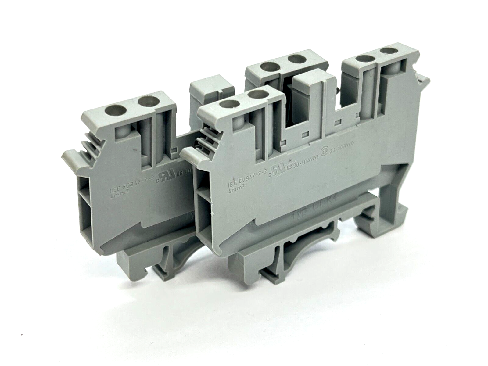 Phoenix Contact UDK4 Terminal Block Grey 2775016 LOT OF 2 - Used - Maverick Industrial Sales
